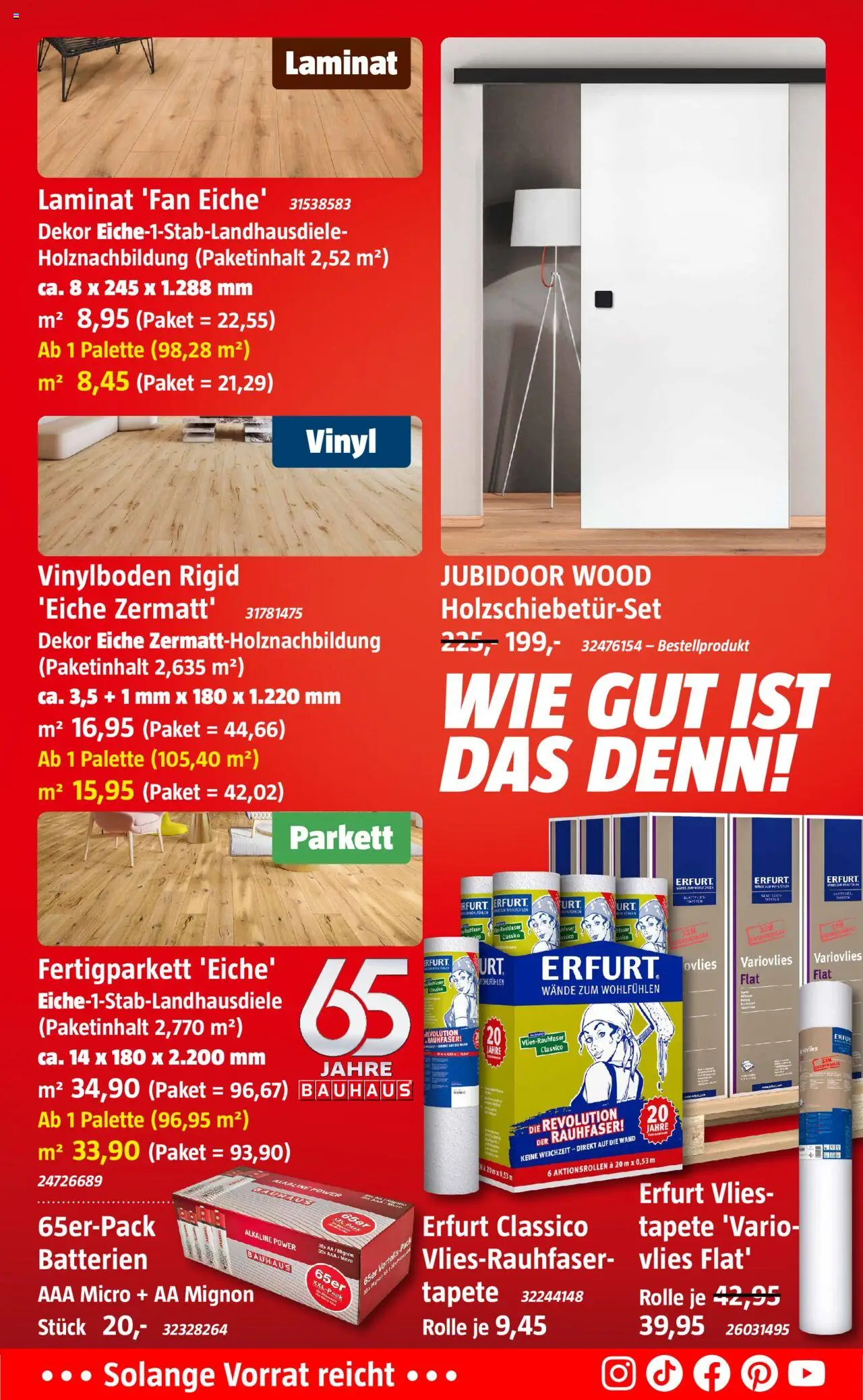 Bauhaus Prospekt 	 - gültig ab dem 20.07.2025 | Seite: 7 | Produkte: Batterien