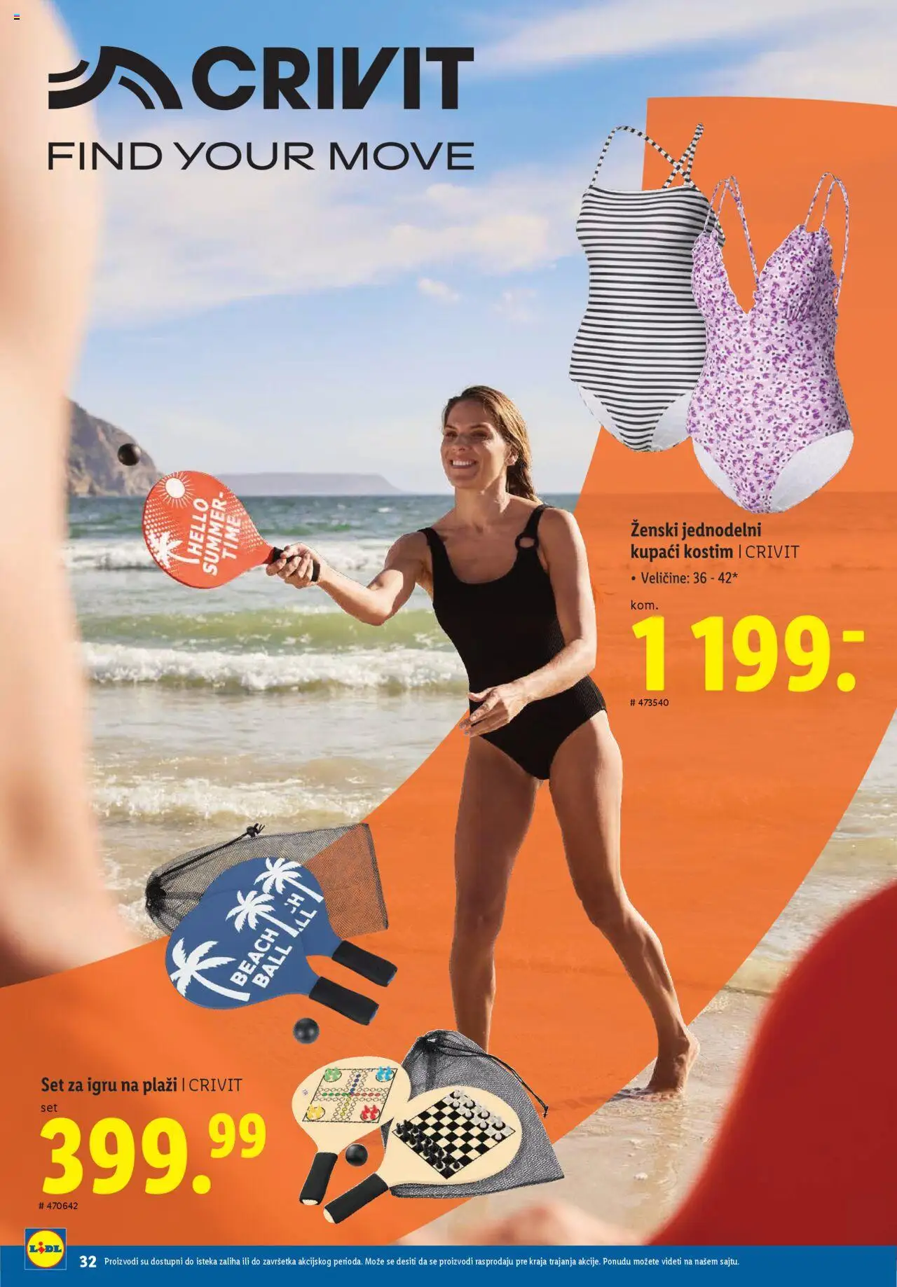 Lidl katalog - važi od 29.05.2025 | Strana: 32 | Proizvode: Kupaći kostim