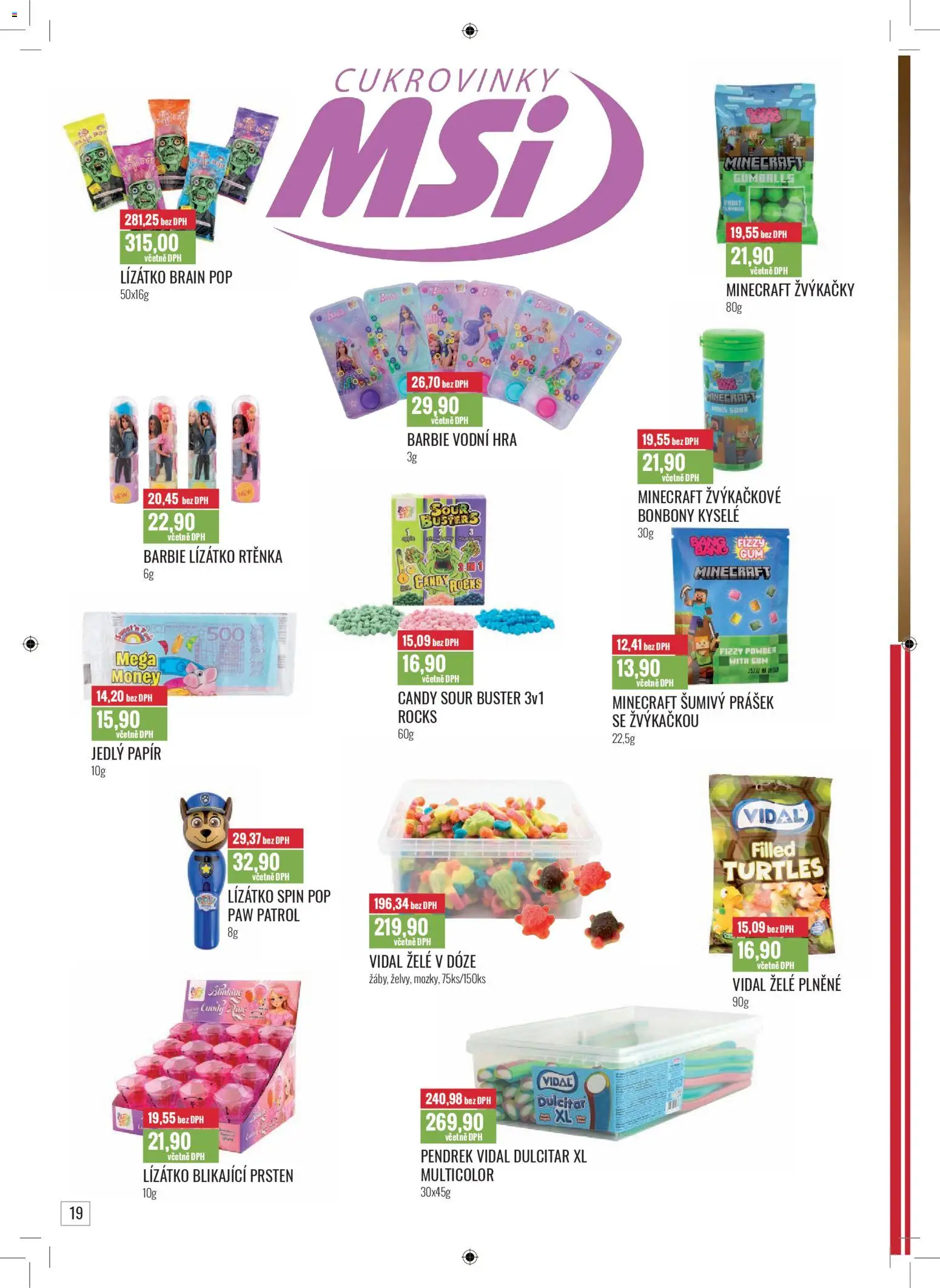 Ratio leták od 01.11.2025 | Strana: 20 | Produkty: Bonbóny, Hra, Barbie, Rtěnka