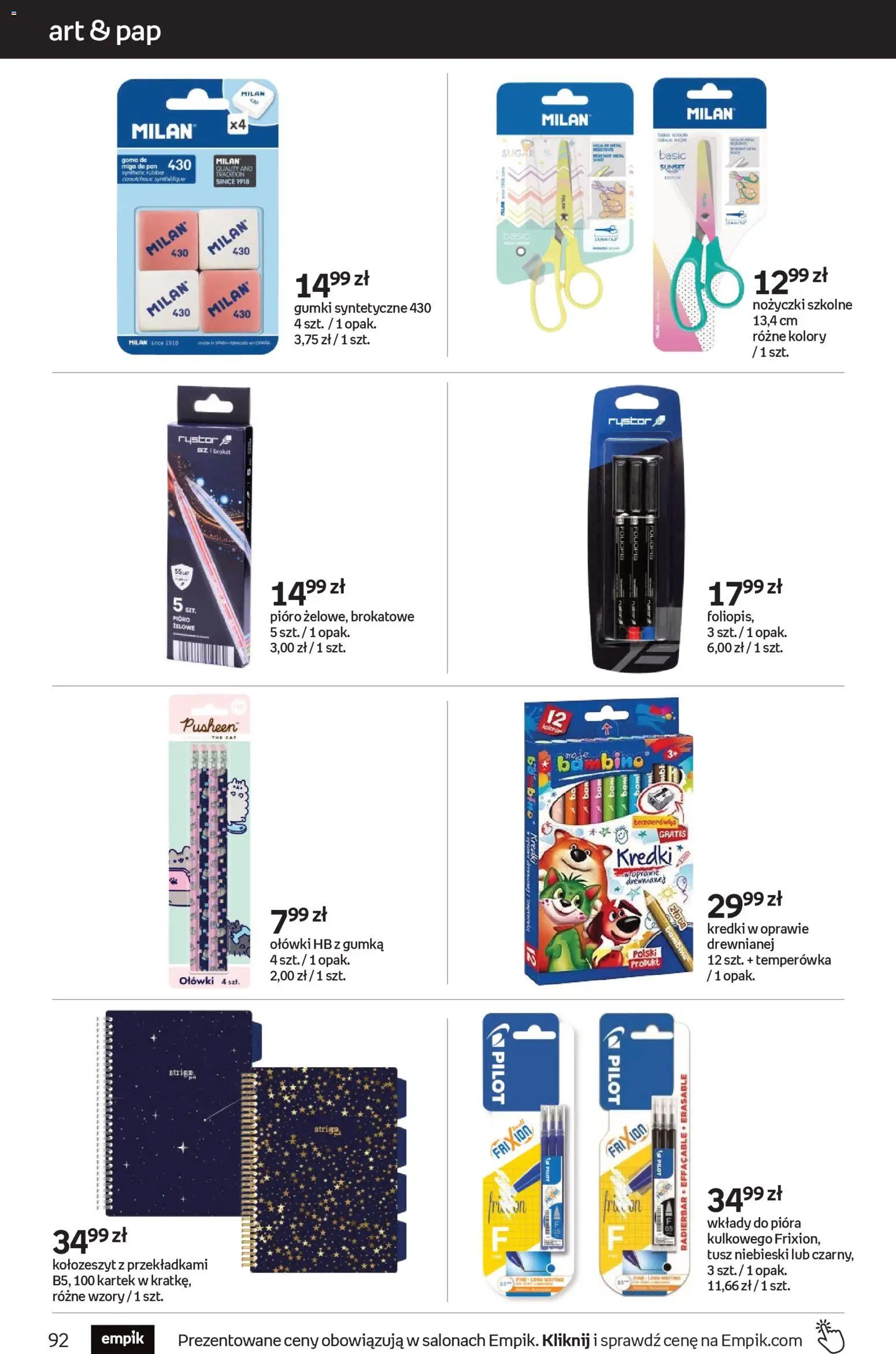 Empik promocje - Tom kultury Zabawki od 29.10.2025 | Strona: 14 | Produkty: Temperówka