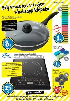 TEDi katalog akcije – veljaven od 06.02.2026 | Stran: 18 | Izdelki: Kuhalna plosca, Kos, Gobica, Časovnik