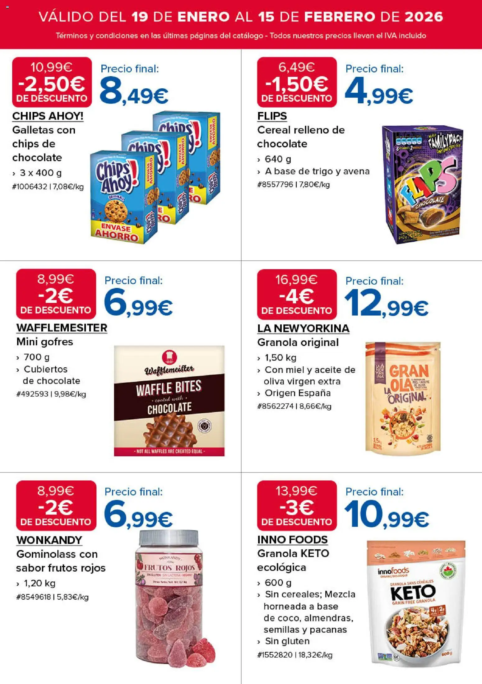 Costco catálogo │ válido desde el 19.01.2026 | Página: 6 | Productos: Ψηφιακή κάμερα, Aceite, Chocolate, Galletas