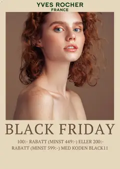 Yves Rocher - Black Friday - Förhandsvisning av reklamblad från butik Yves Rocher aktuell från 17.11.2025