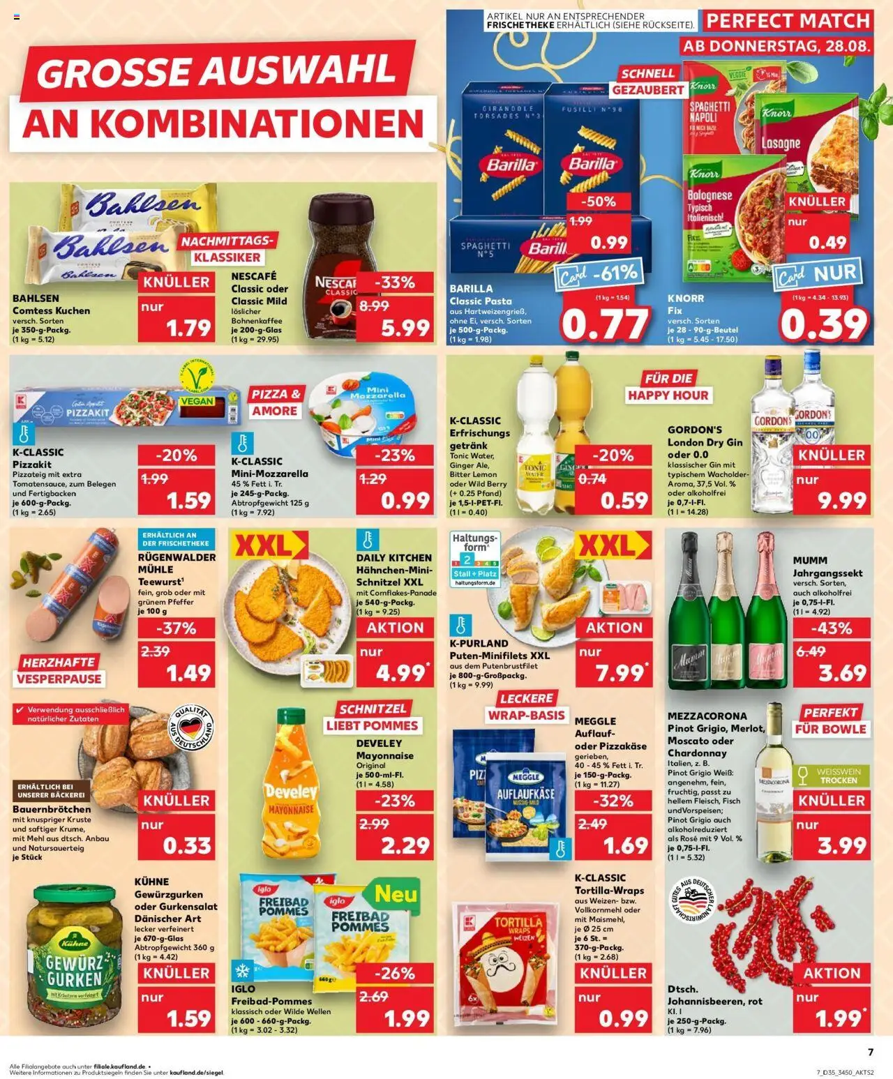 Kaufland prospekt Schmölln	 – gültig ab 28.08.2025 | Seite: 7 | Produkte: Knorr fix, Theke, Pfeffer, Pizza