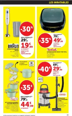 Hyper U - Prévisualisation de Hyper U catalogue valide à partir de 24.02.2026 | Page: 39 | Produits: Mixeur, Mixeur plongeant, Aspirateur, Jeux