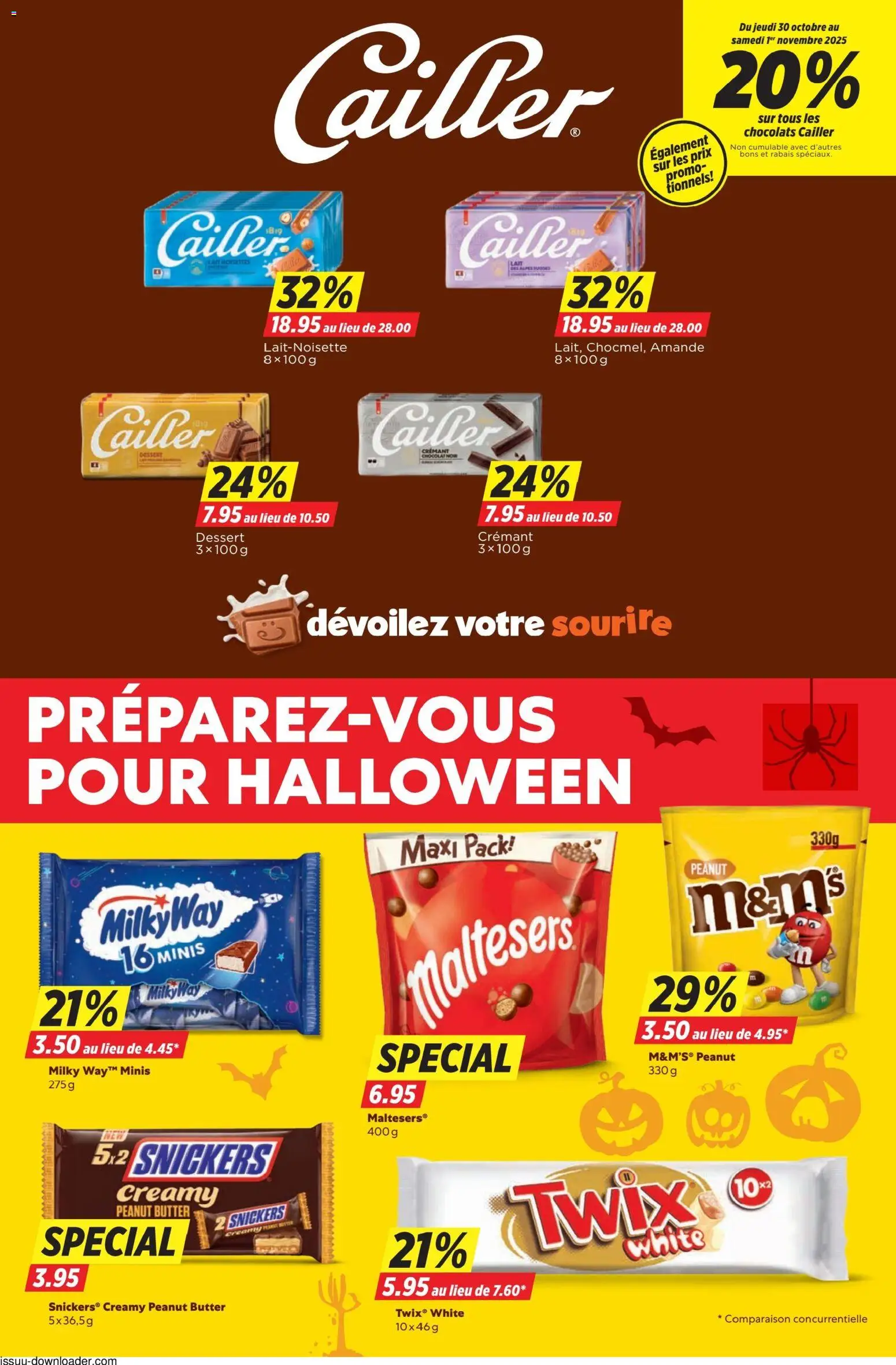 Denner Aktionen FR – gültig ab 28.10.2025 | Seite: 16 | Produkte: Snickers, Twix, Butter