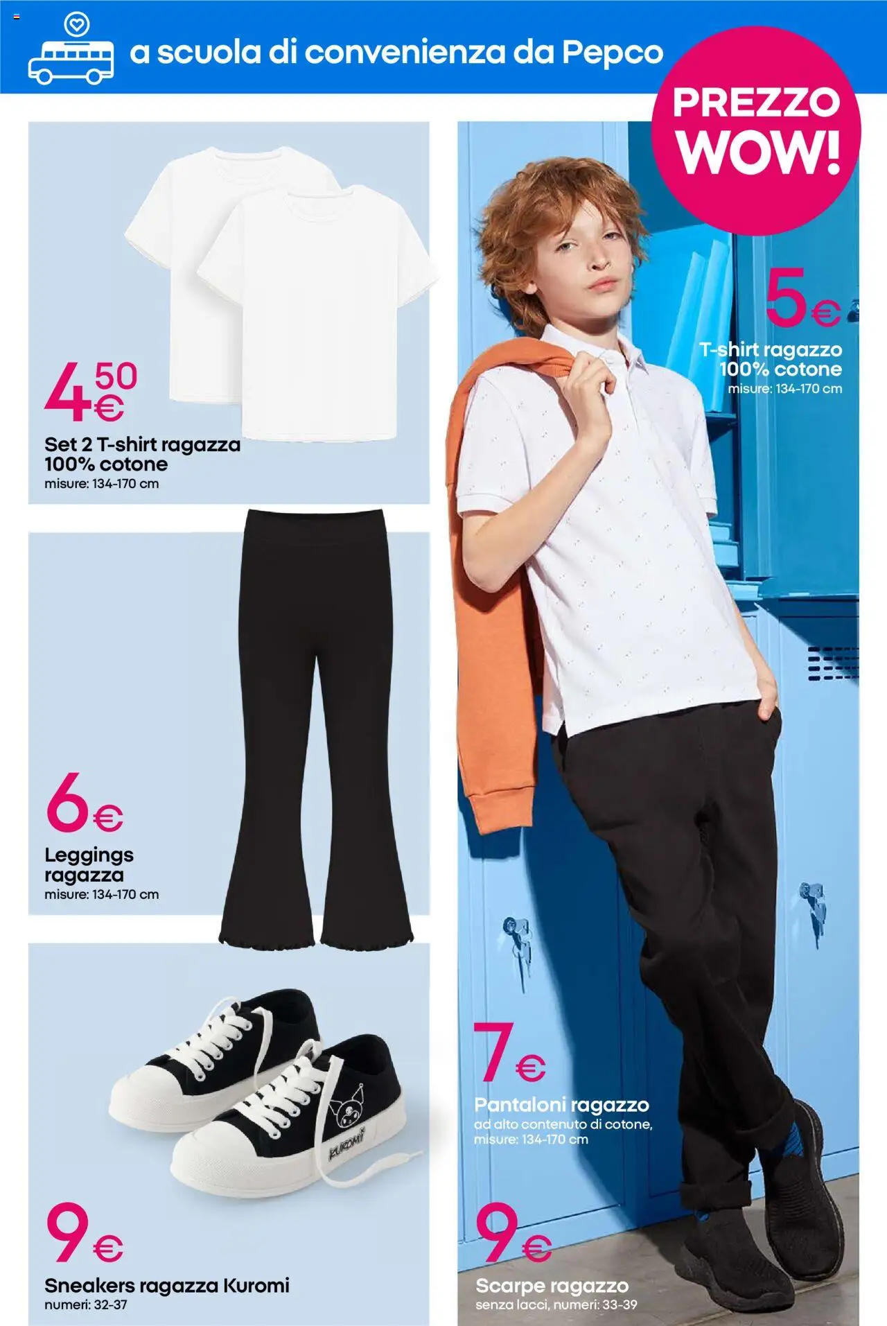 Volantino Pepco del 14.08.2025 | Pagina: 7 | Prodotti: Pantaloni, Leggings, Sneakers, Scarpe