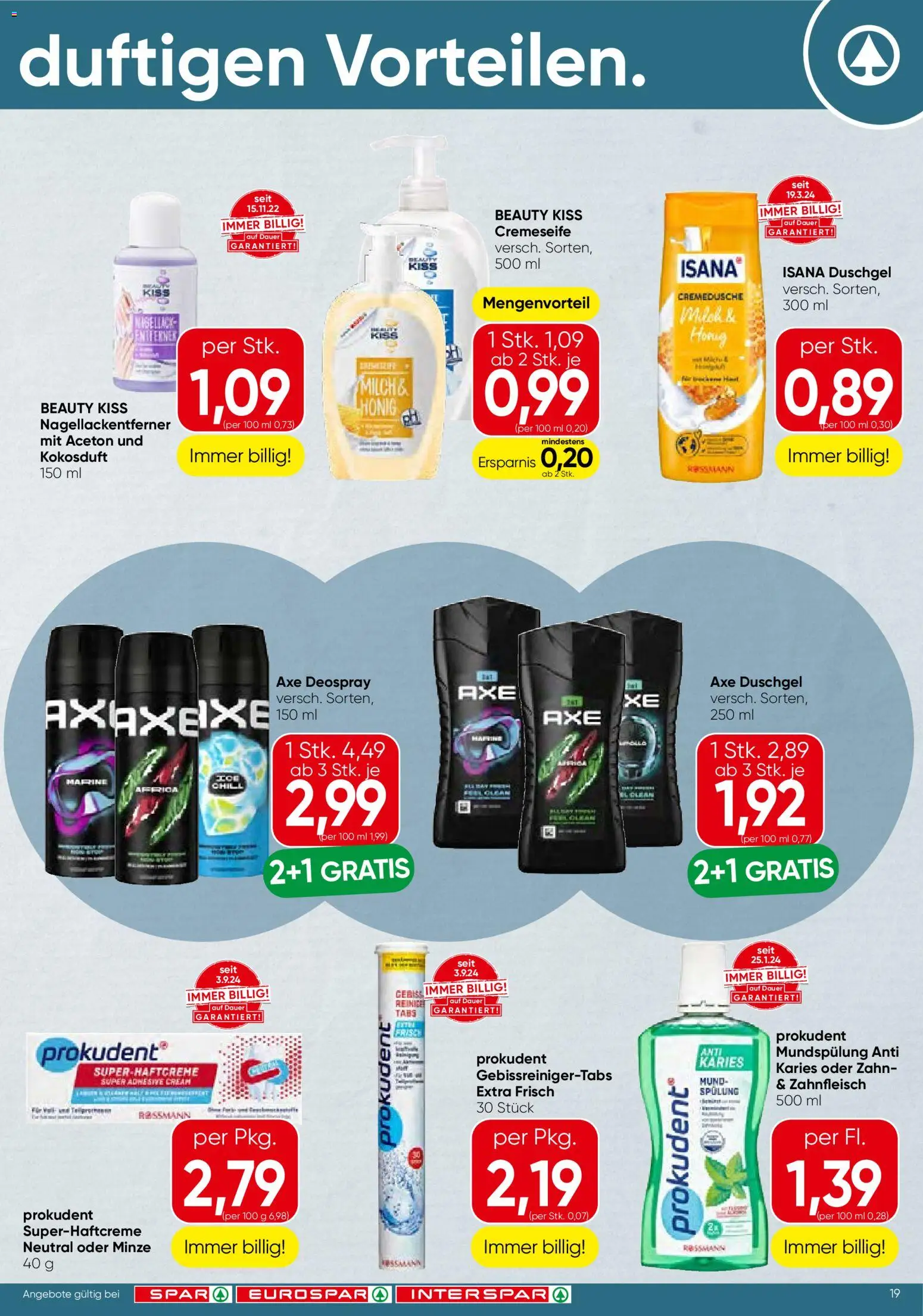 Spar Flugblatt - Niederösterreich gültig ab 23.12.2025 | Seite: 19 | Produkte: Duschgel