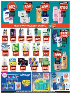 Checkers specials catalogue – valid from 19.01.2026 | Page: 11 | Products: Lock, Soap, Body wash, Tissues