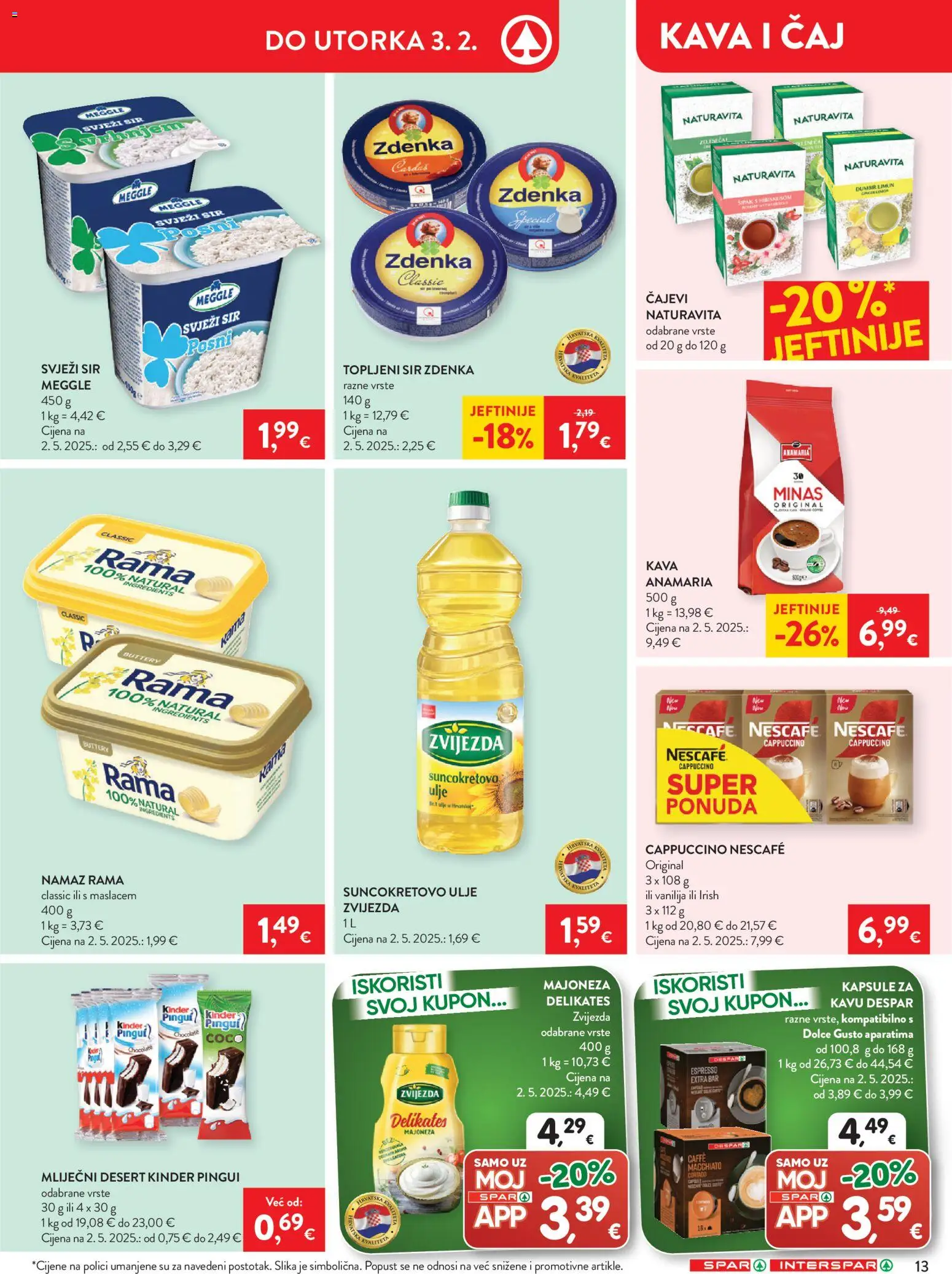 Spar katalog | vrijedi od 28.01.2026 | Stranica: 17 | Proizvodi: Ulje, Čaj, Majoneza, Limun