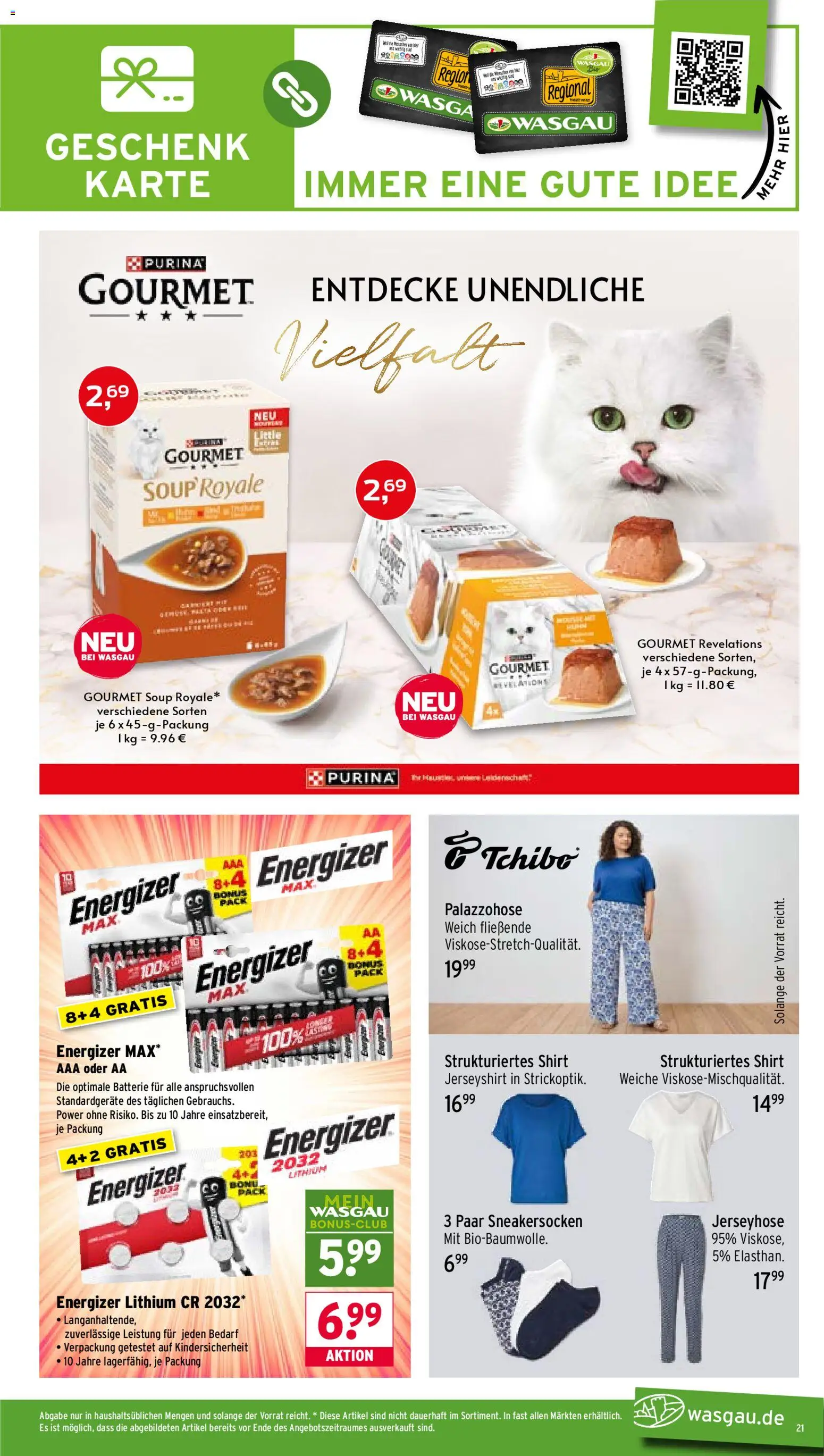Wasgau Prospekt 	 – gültig ab 13.04.2026 | Seite: 21