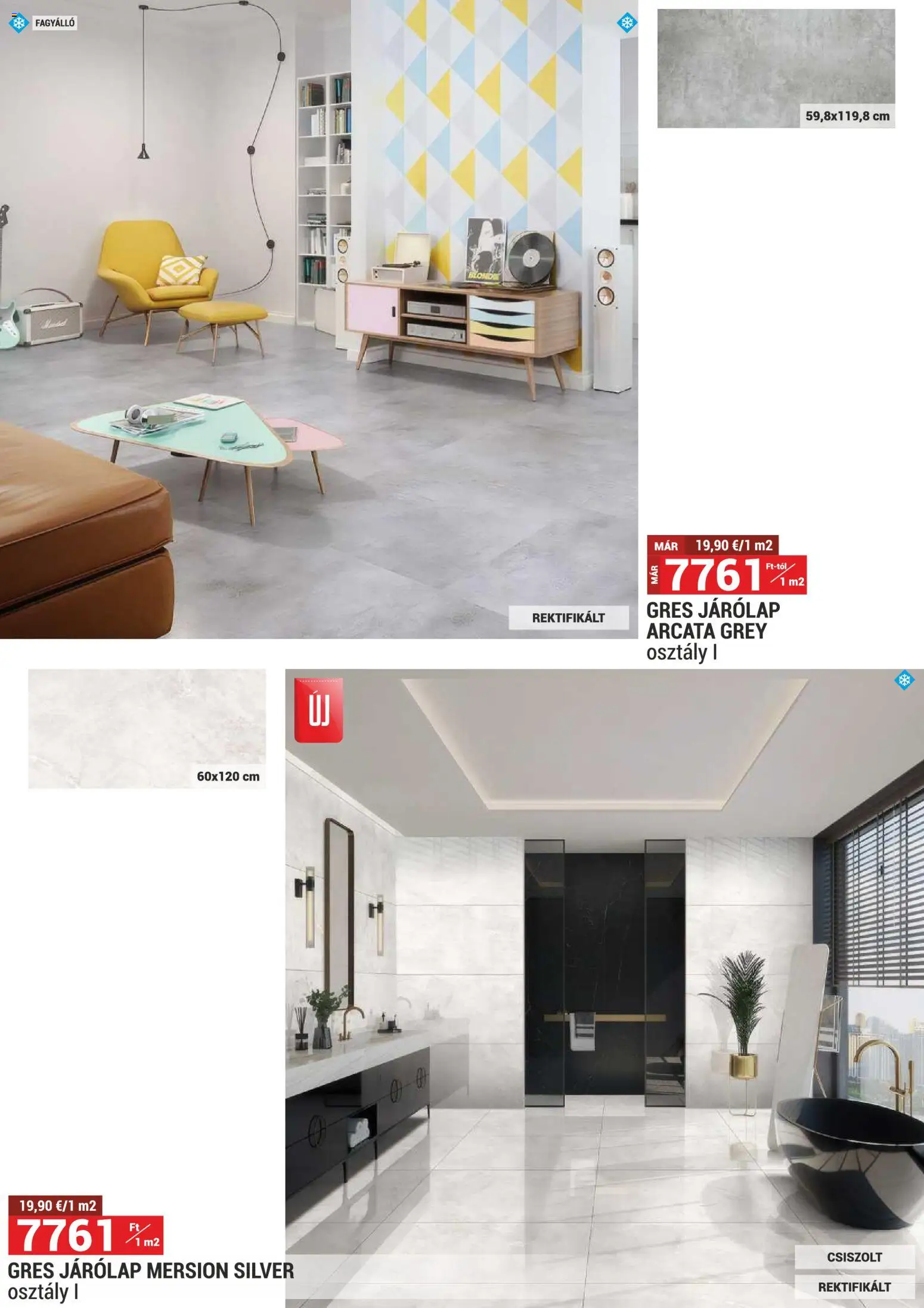 Merkury Market akciós ujság - amely érvényes a következő dátumtól: 01.12.2025 | Oldal: 28 | Termékek: Gres, Járólap