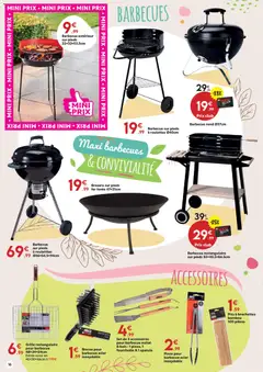 Maxi Bazar - Prévisualisation de Maxi Bazar catalogue valide à partir de 01.04.2026 | Page: 16 | Produits: Brasero, Barbecue, Spatule, Brosse