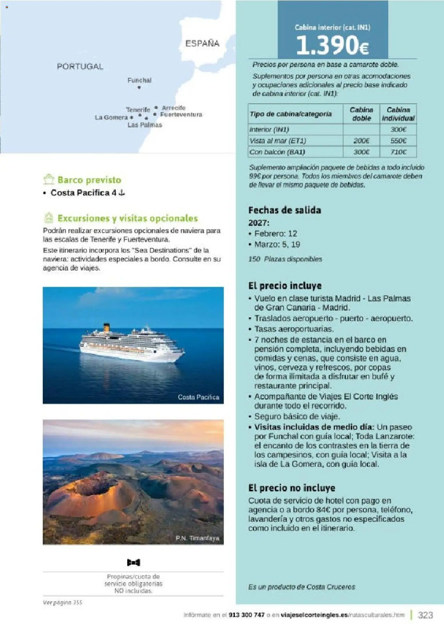 Viajes El Corte Inglés Rutas Culturales de la Comunidad de Madrid │ válido desde el 01.04.2026 | Página: 323 | Productos: Cerveza