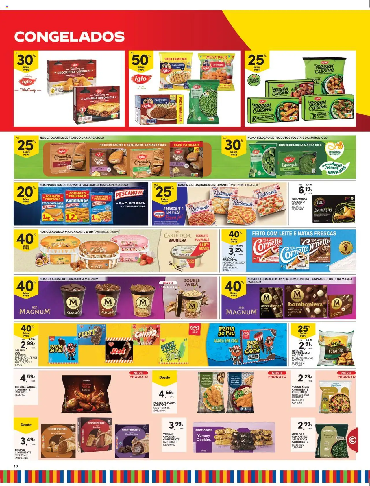 Continente - Madeira: Folheto Semanal │ válido de 14.10.2025 | Página: 10 | Produtos: Brócolos, Quinoa, Leite, Natas