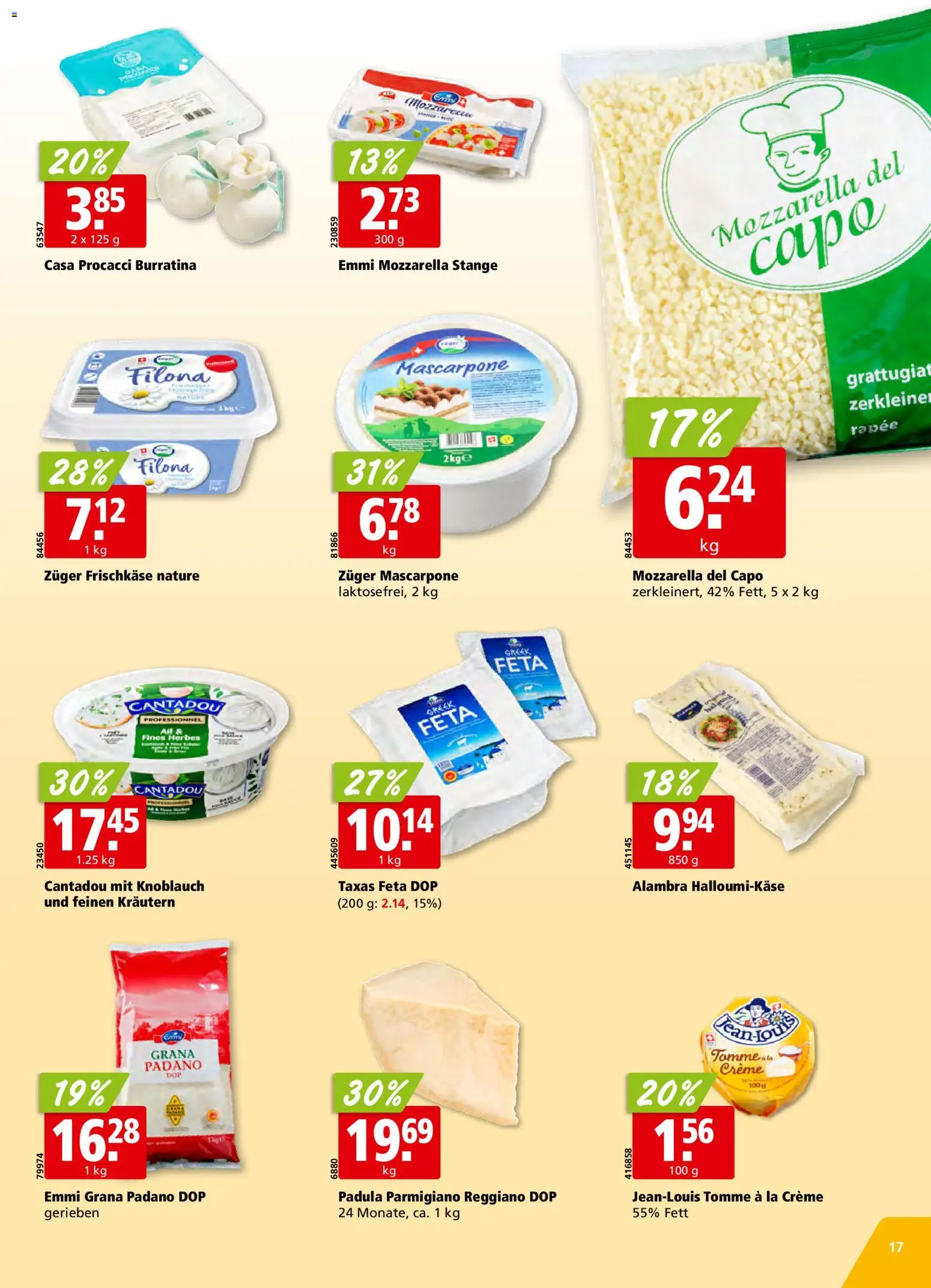 Aligro aktionen – gültig ab 16.03.2026 | Seite: 17 | Produkte: Feta, Mascarpone, Knoblauch, Creme