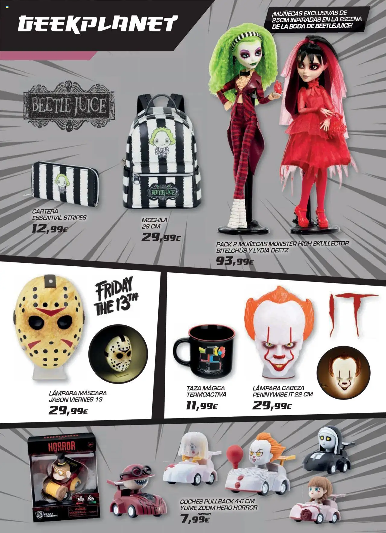 Toy Planet Catálogo de Geek Fan │ válido desde el 01.07.2025 | Página: 14 | Productos: Máscara, Mochila, Lámpara
