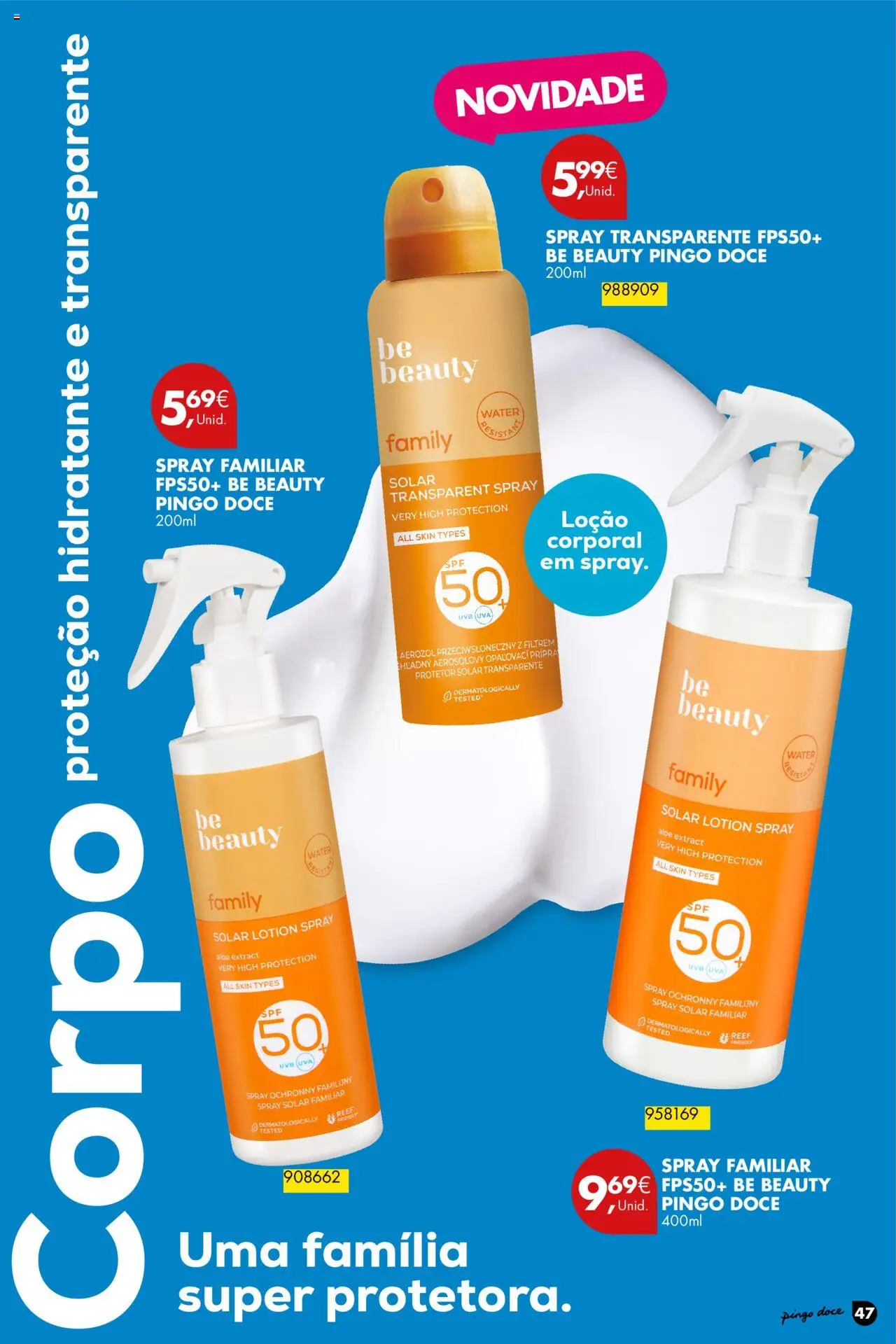 Pingo Doce - Folheto Solares │ válido de 01.04.2025 | Página: 47 | Produtos: Protetor solar