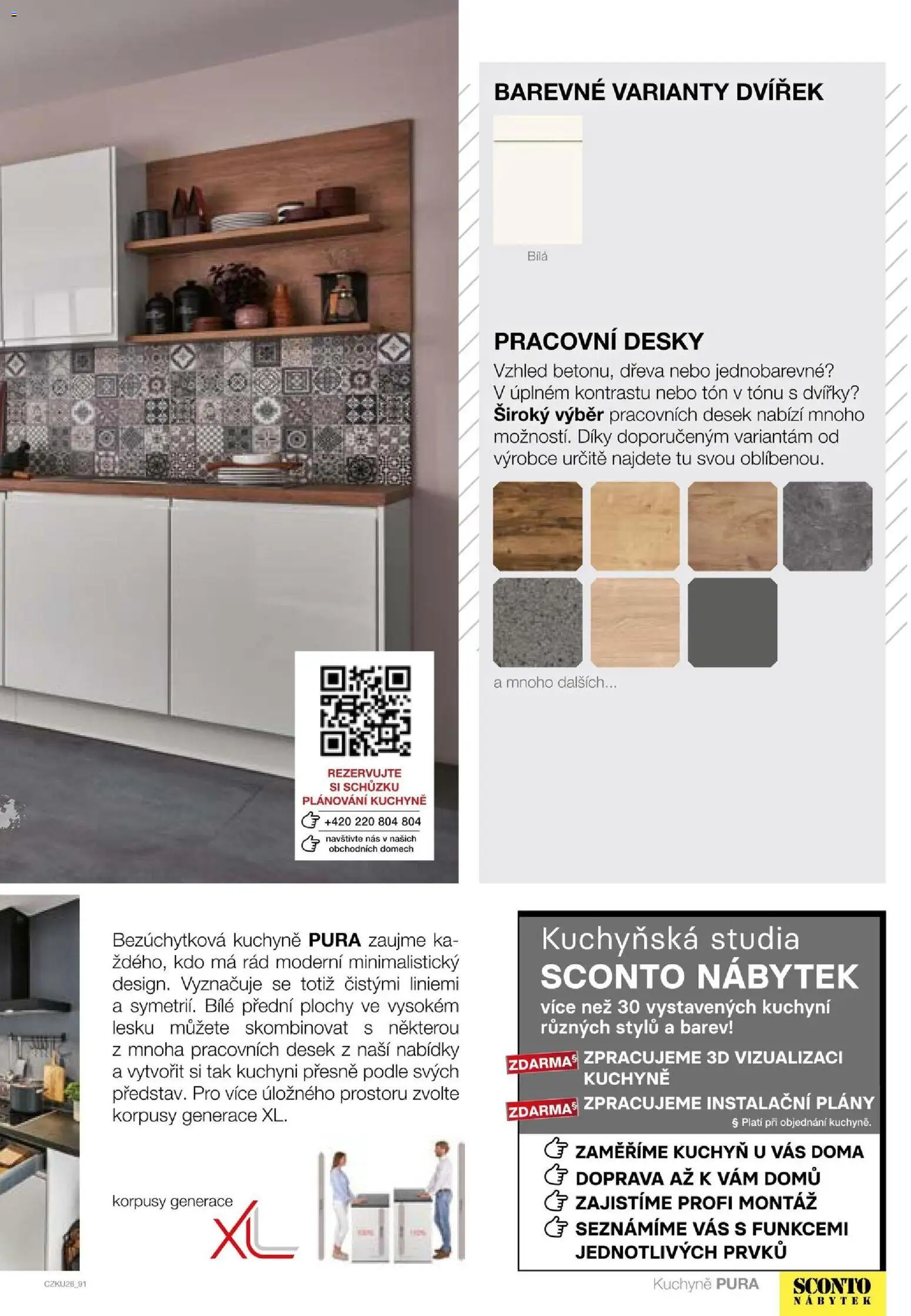 Sconto nábytek katalog - Kuchyně na míru od 06.01.2026 | Strana: 91 | Produkty: Nábytek, Desky, Kuchyně