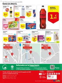 Alcampo - HG Maxi Zamora │ válido desde el 30.07.2025 | Página: 2 | Productos: Lima, Té, Helado, Γλυφιτζούρι