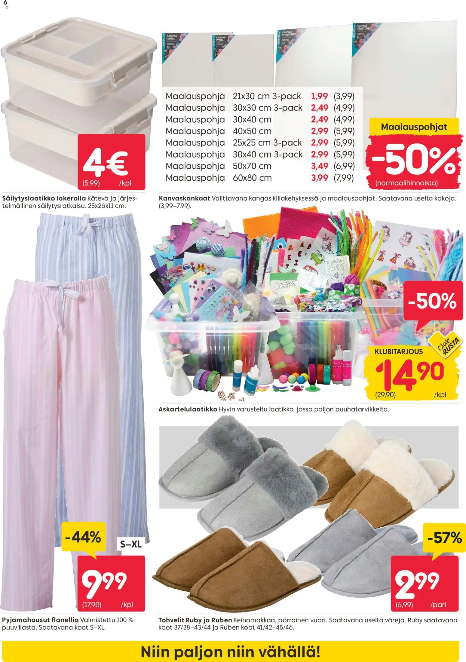 Rusta tarjoukset – voimassa 09.02.2026 alkaen | Sivu: 6