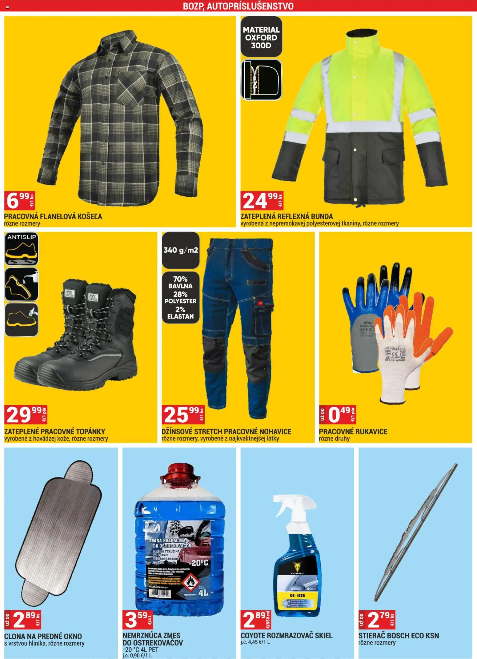 Nové Merkury Market akcie – leták je platný od 01.02.2026 | Strana: 44 | Produkty: Bosch, Košeľa, Rukavice