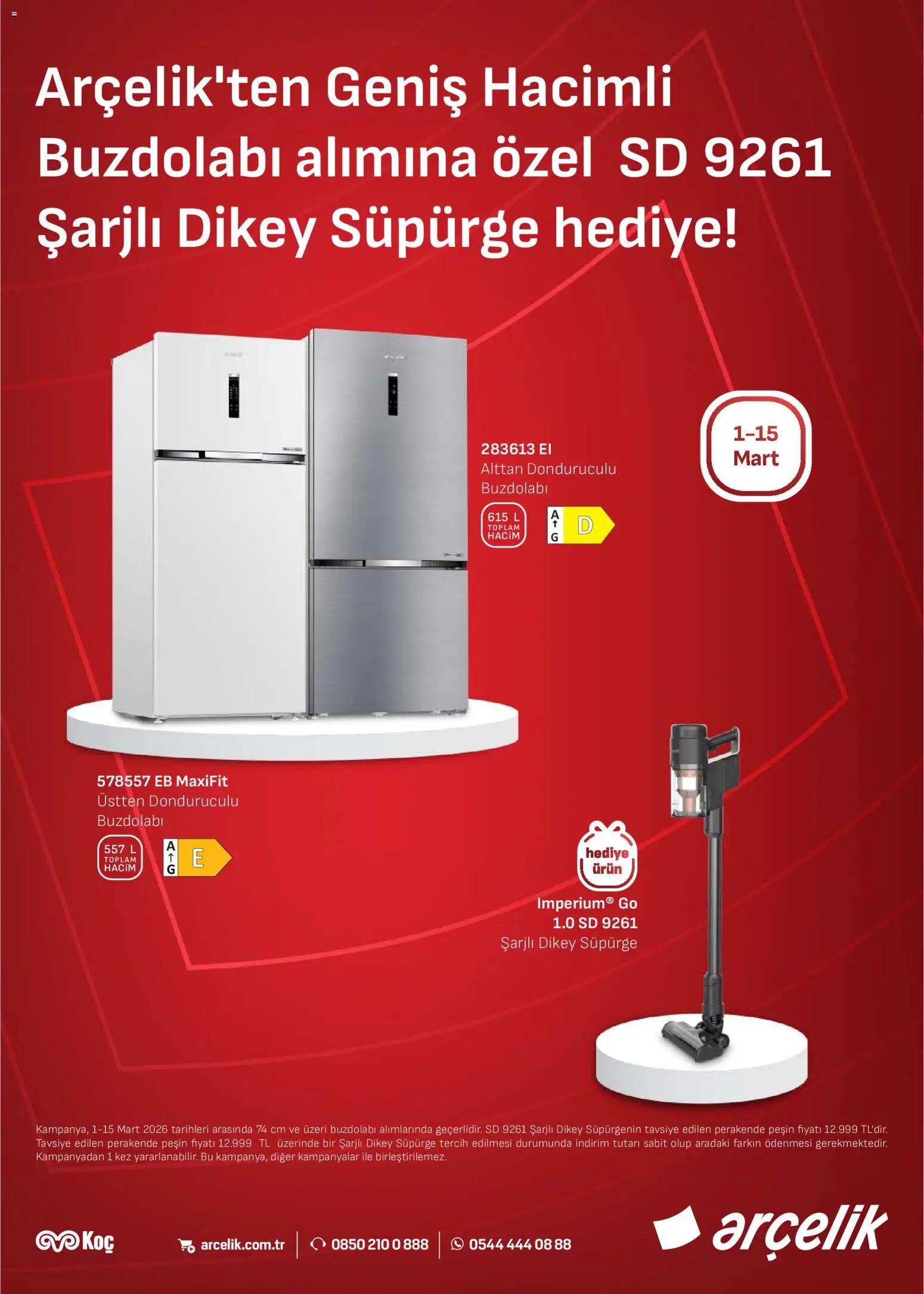 Arçelik Katalog - 01.03.2026 tarihinden itibaren geçerlidir | Sayfa: 9 | Ürünler: Buzdolabı