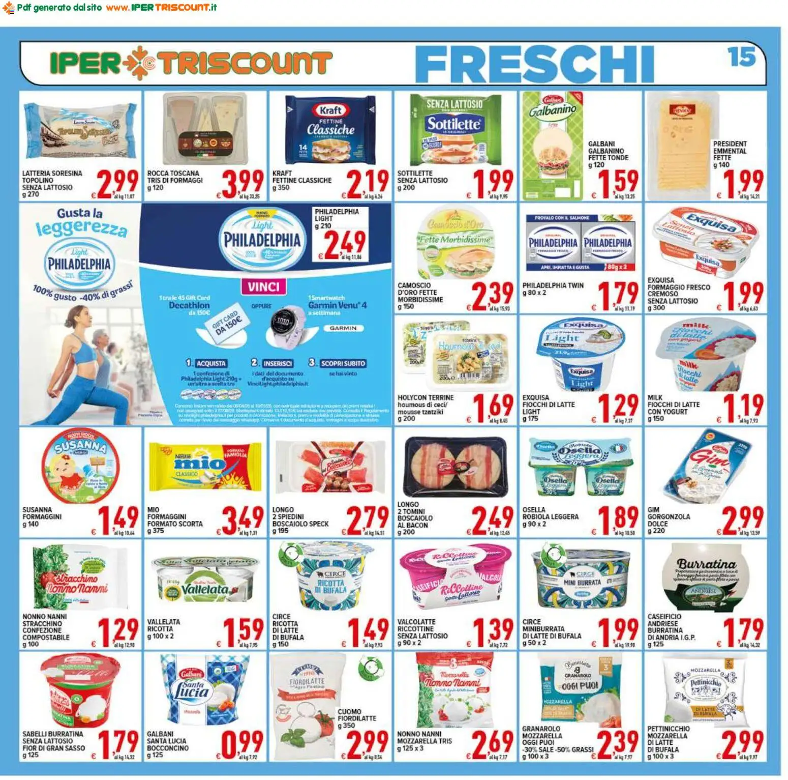 Volantino Ipertriscount del 29.04.2026 | Pagina: 15 | Prodotti: Speck, Fiocchi, Stracchino, Gorgonzola