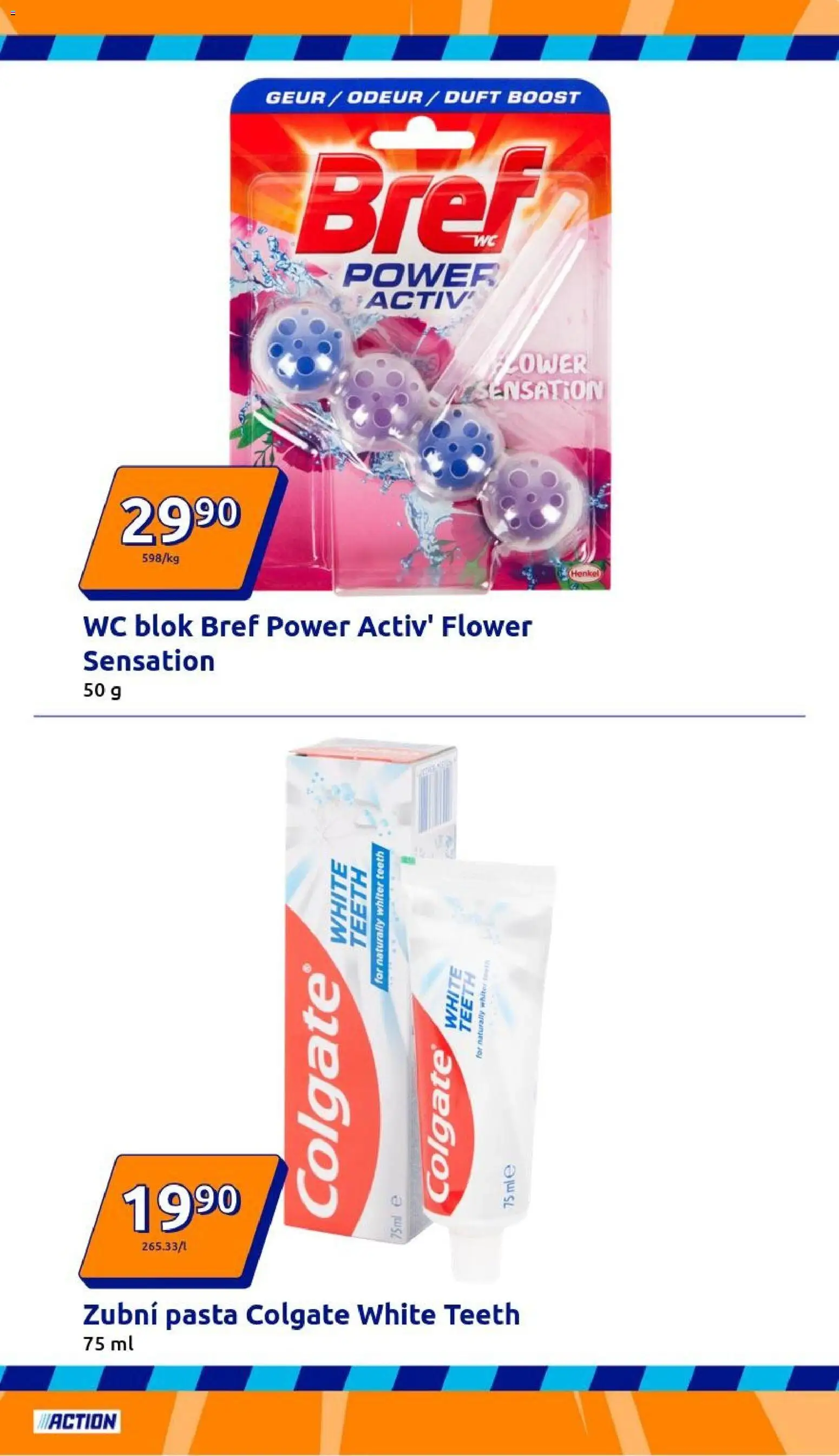 Action leták od 07.01.2026 | Strana: 11 | Produkty: Zubní pasta, Blok, Wc, WC blok Bref