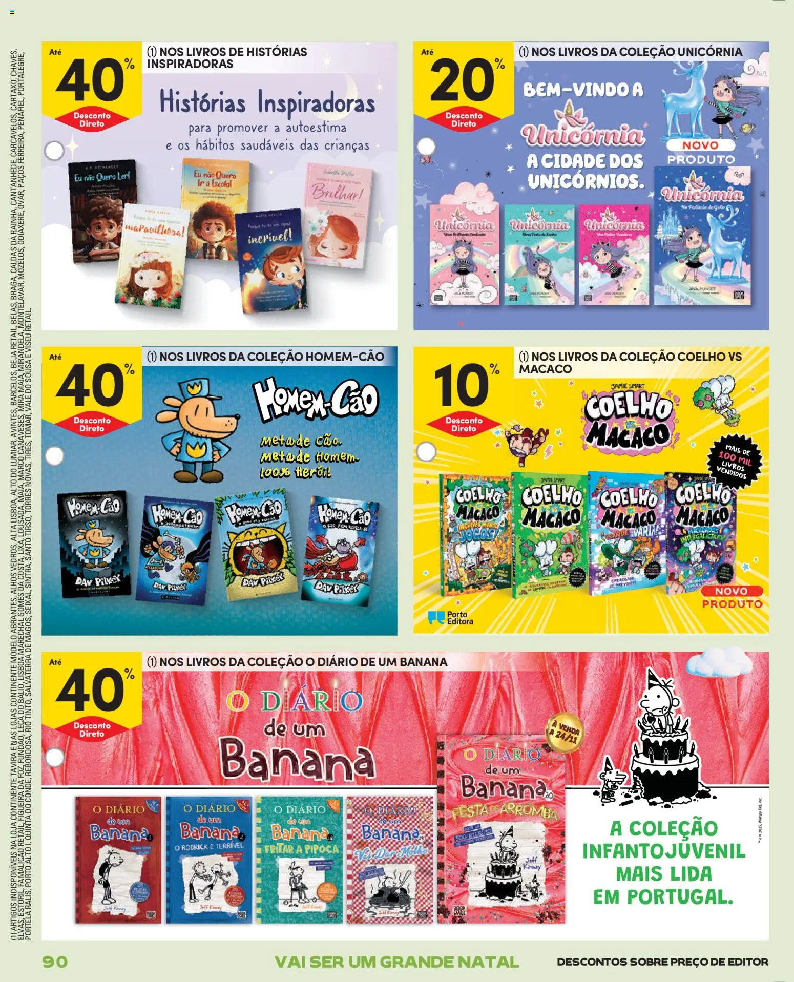 Continente - Brinquedos │ válido de 13.11.2025 | Página: 90 | Produtos: Jogos, Banana, Coelho