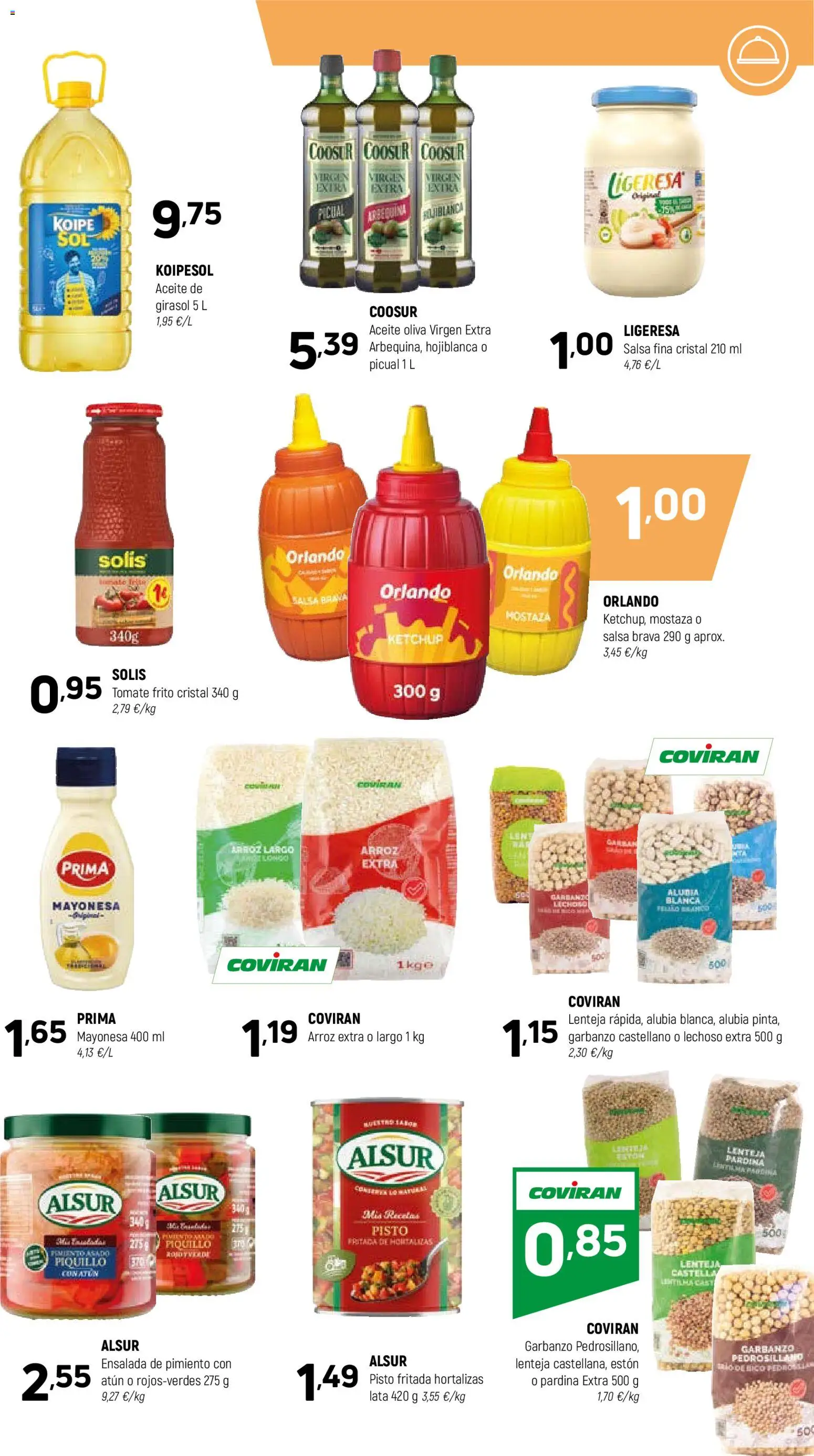 Coviran - Asturias │ válido desde el 24.02.2026 | Página: 7 | Productos: Aceite, Arroz, Κάδος απορρυμάτων, Aceite de girasol
