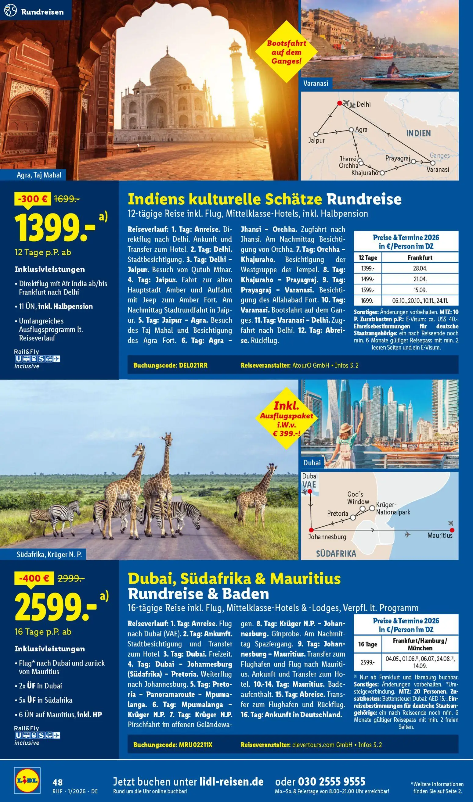Lidl Reisen Prospekt 	 – gültig ab 29.12.2025 | Seite: 48 | Produkte: HP, Uhr