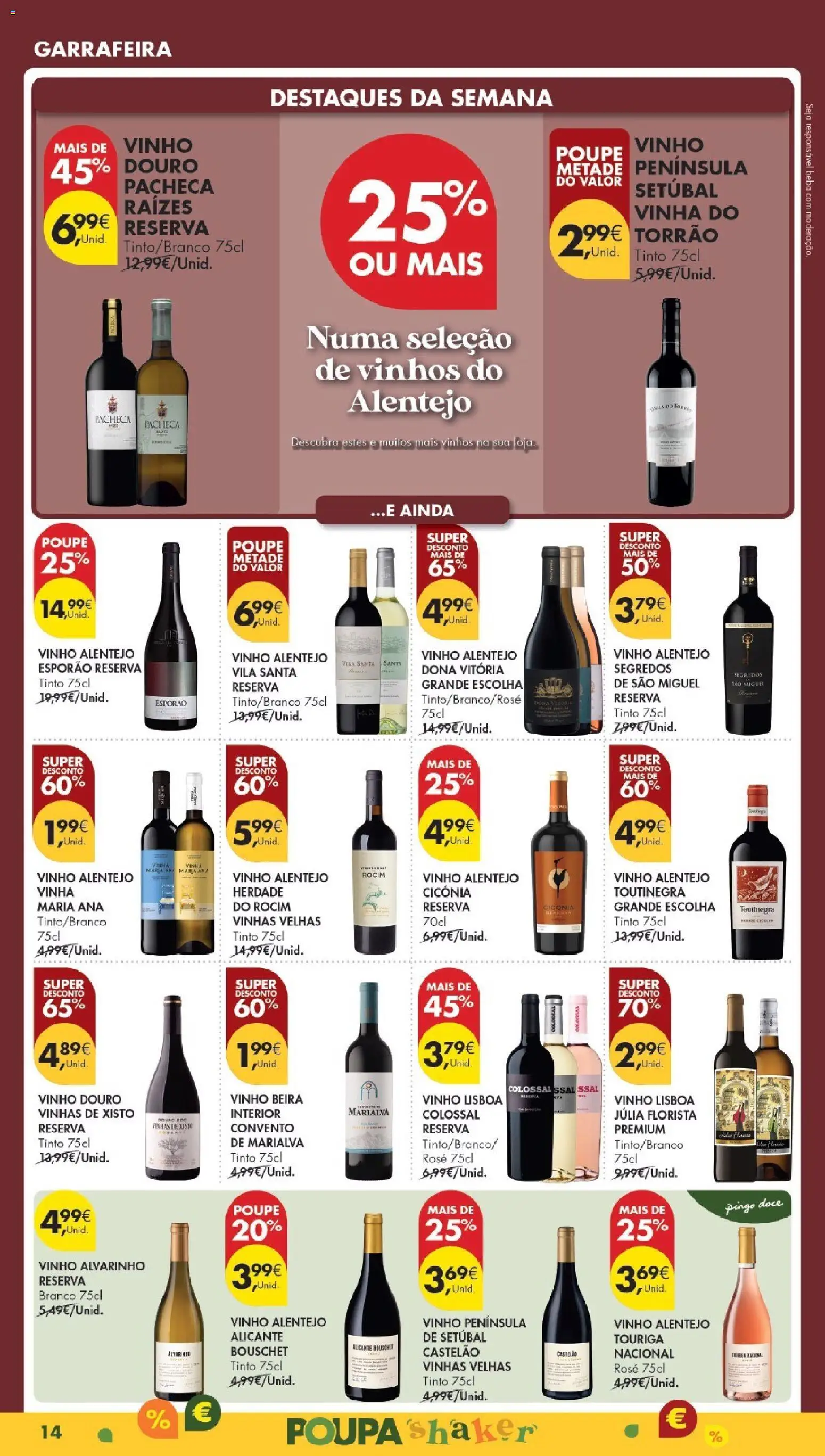 Pingo Doce Poupe Esta Semana Madeira │ válido de 24.02.2026 | Página: 14 | Produtos: Vinho