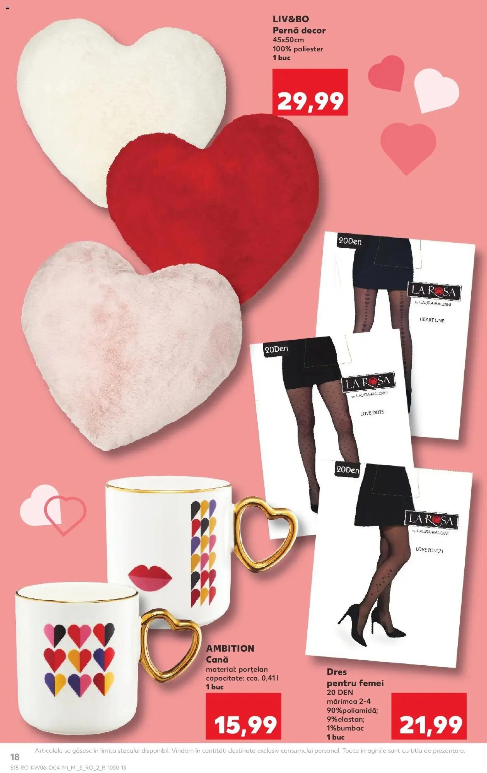 Noul catalog Kaufland – valabil de la 04.02.2026 | Pagină: 18 | Produse: Pernă