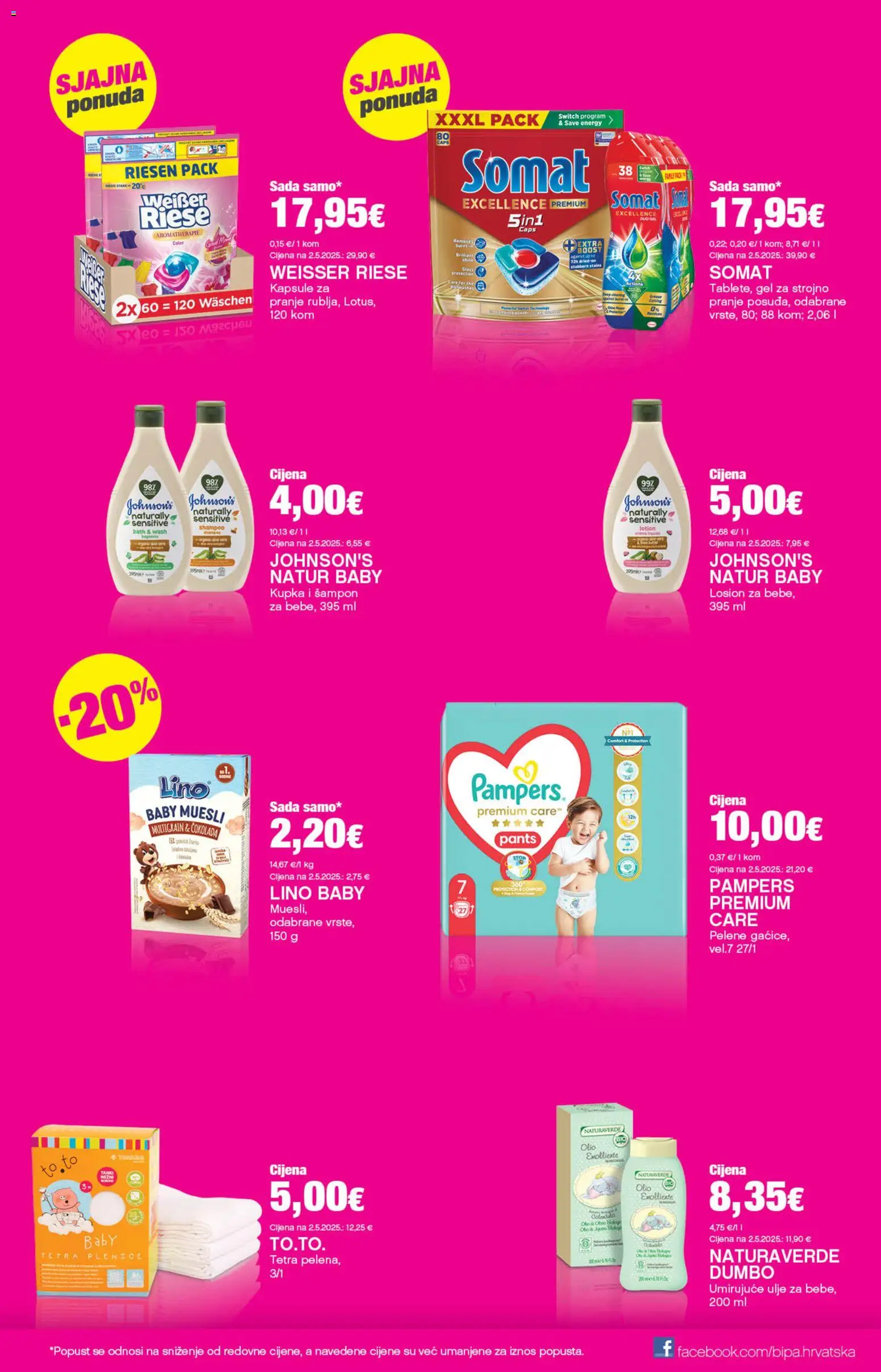 Katalog Bipa katalog | vrijedi od 19.03.2026 | Stranica: 28 | Proizvodi: Pelene, Kupka, Šampon, Čokolada