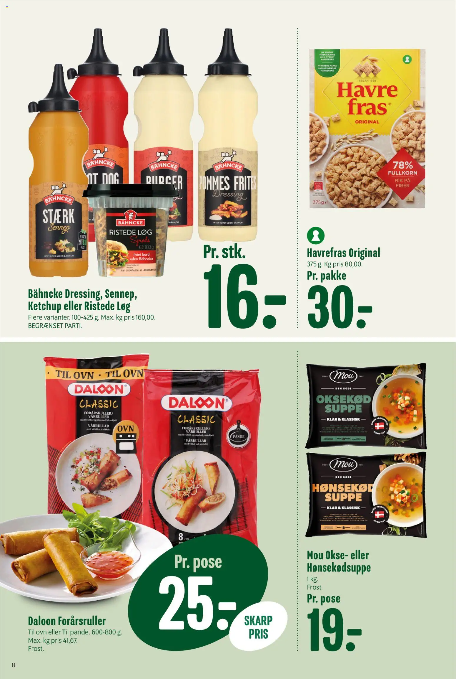 Min Købmand tilbudsavis – gyldig fra 06.02.2026 | Side: 8 | Produkter: Oksekød, Løg, Bord, Sennep