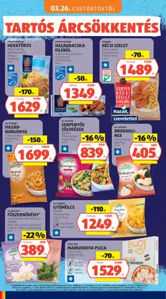 SERPENYŐS ZÖLDSÉGEK, többféle, 750 g/csomag - amely érvényes a következő dátumtól: 26.03.2026 | Oldal: 8