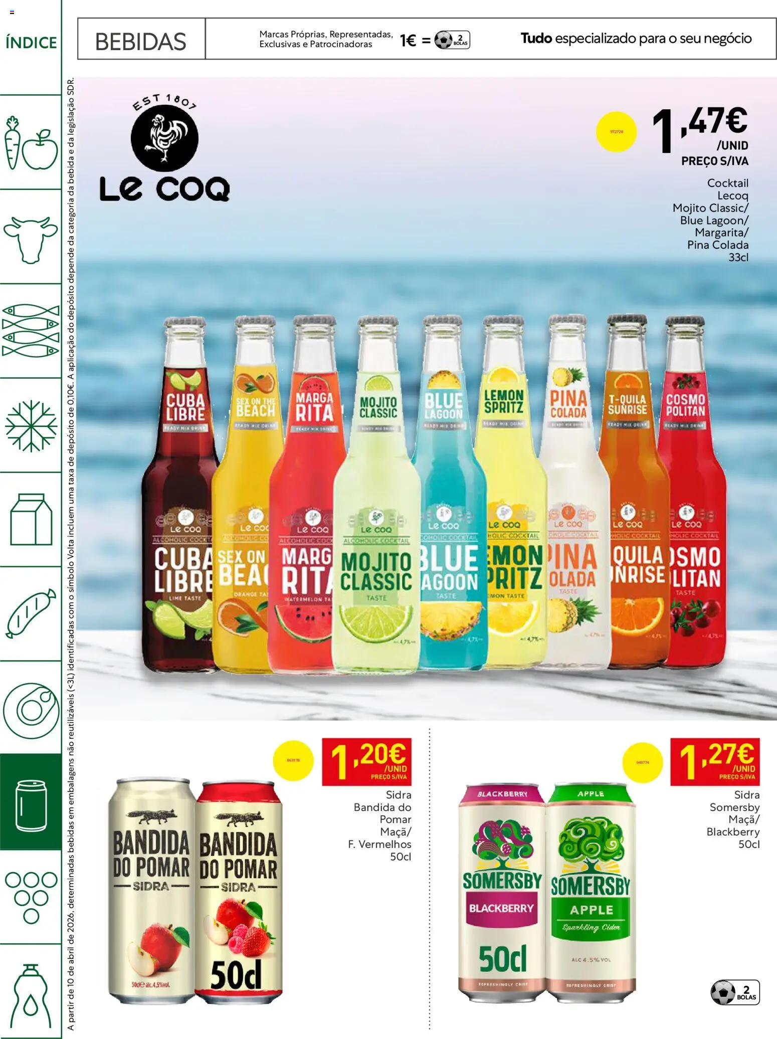 Recheio - Horeca Bons Negócios Madeira │ válido de 14.04.2026 | Página: 24 | Produtos: Somersby, Bebida