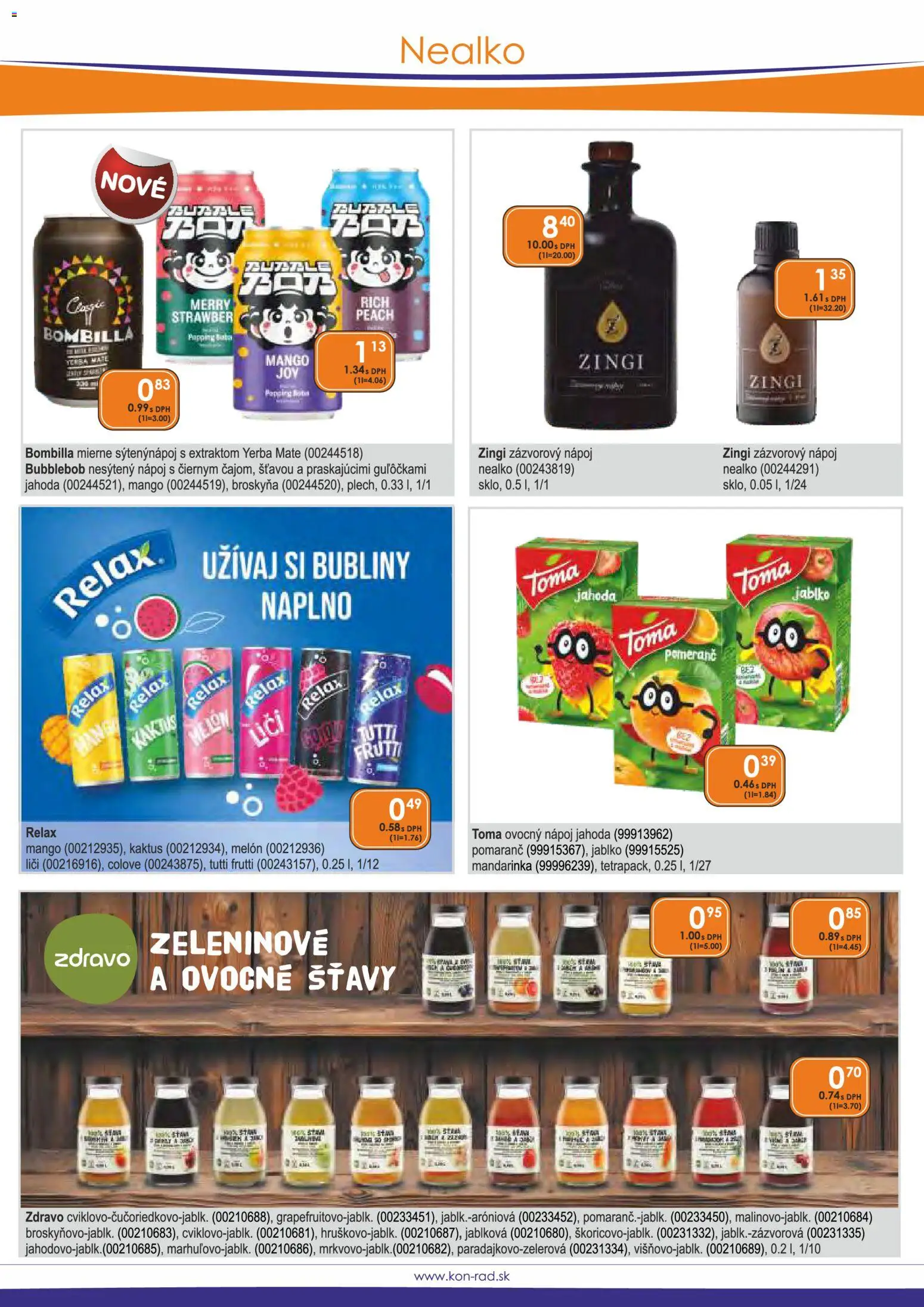 Nové KON - RAD akcie – leták je platný od 01.11.2025 | Strana: 31 | Produkty: Liči, Mango, Melón