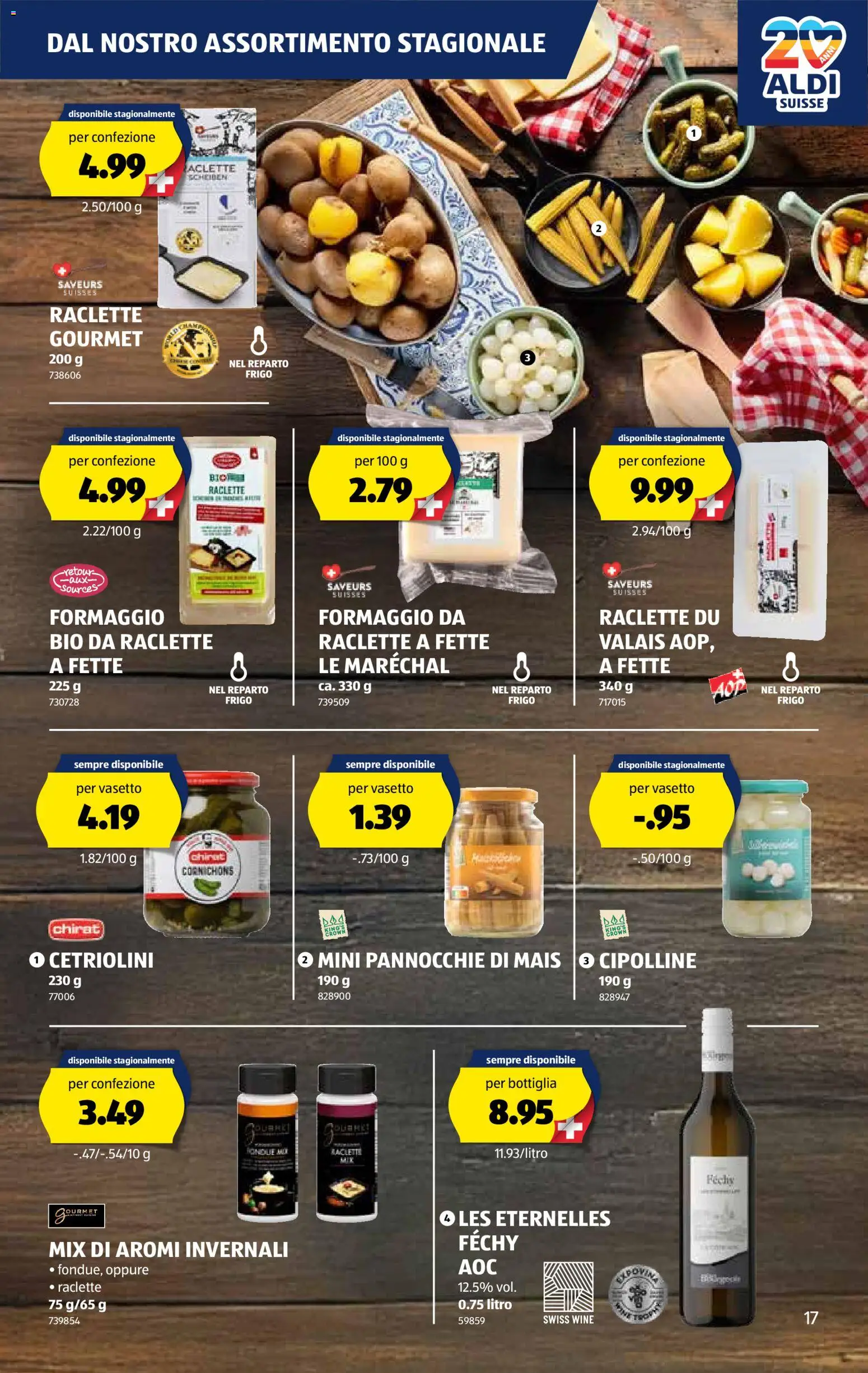 Aldi Aktionen IT – gültig ab 30.10.2025 | Seite: 18 | Produkte: Raclette