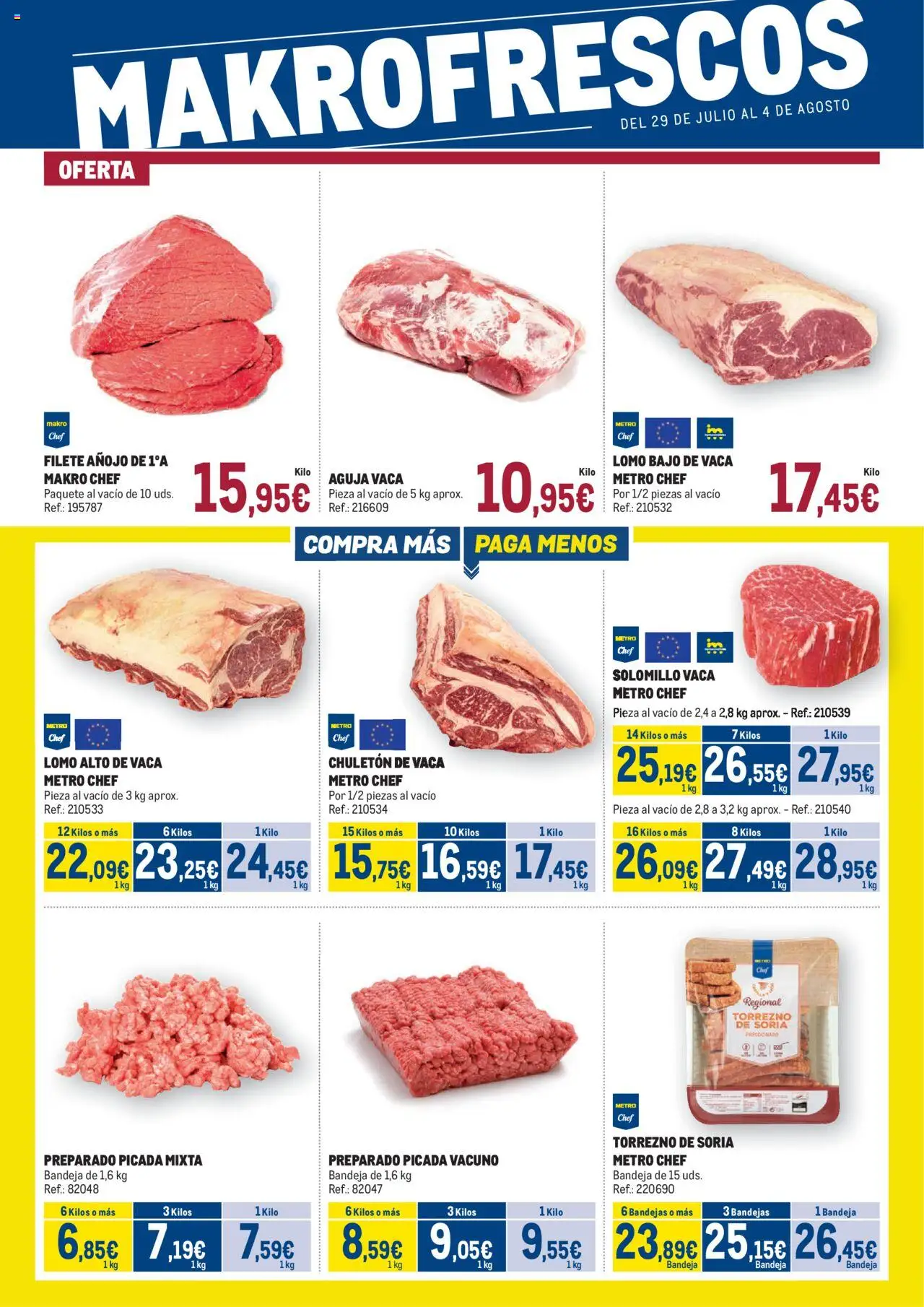 Makro - Fresco Andalucía 2 │ válido desde el 29.07.2025 | Página: 1 | Productos: Filete, Bandeja