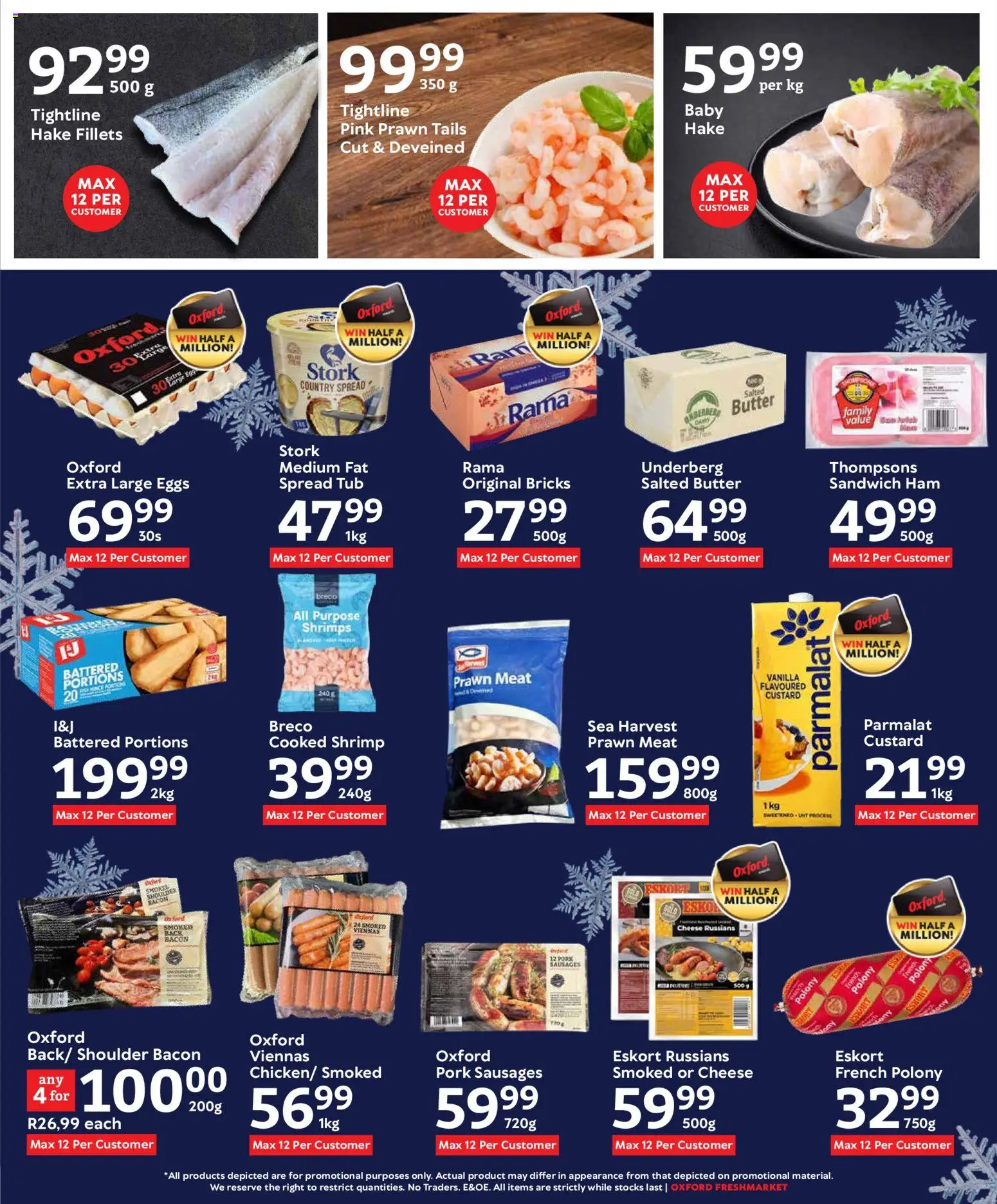 New Oxford Freshmarket catalogue – valid from 23.12.2025 | Page: 16 | Products: Butter, Eggs, Polony, Ham