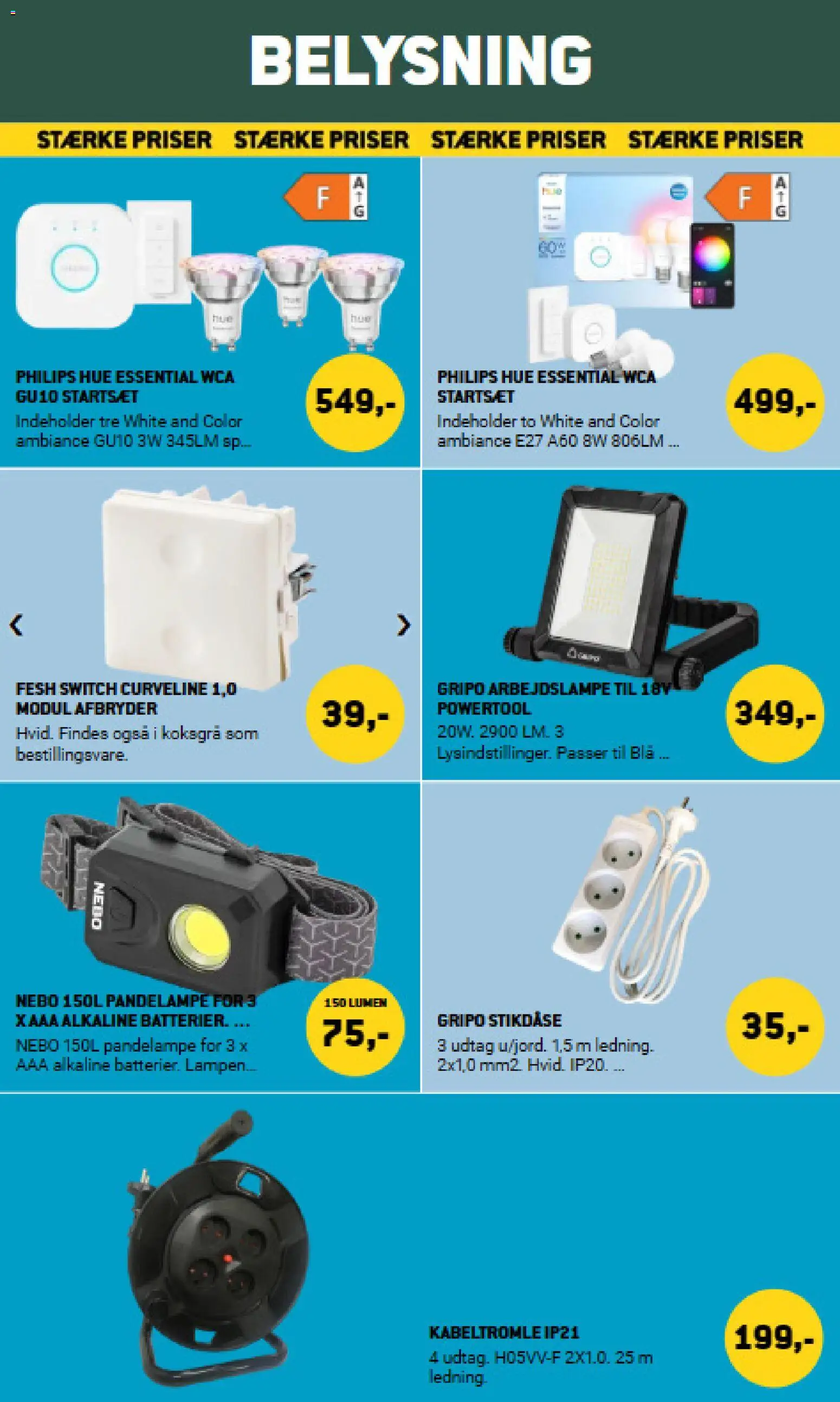 XL-BYG tilbudsavis – gyldig fra 13.03.2026 | Side: 25 | Produkter: Philips Hue, Hue, Søm