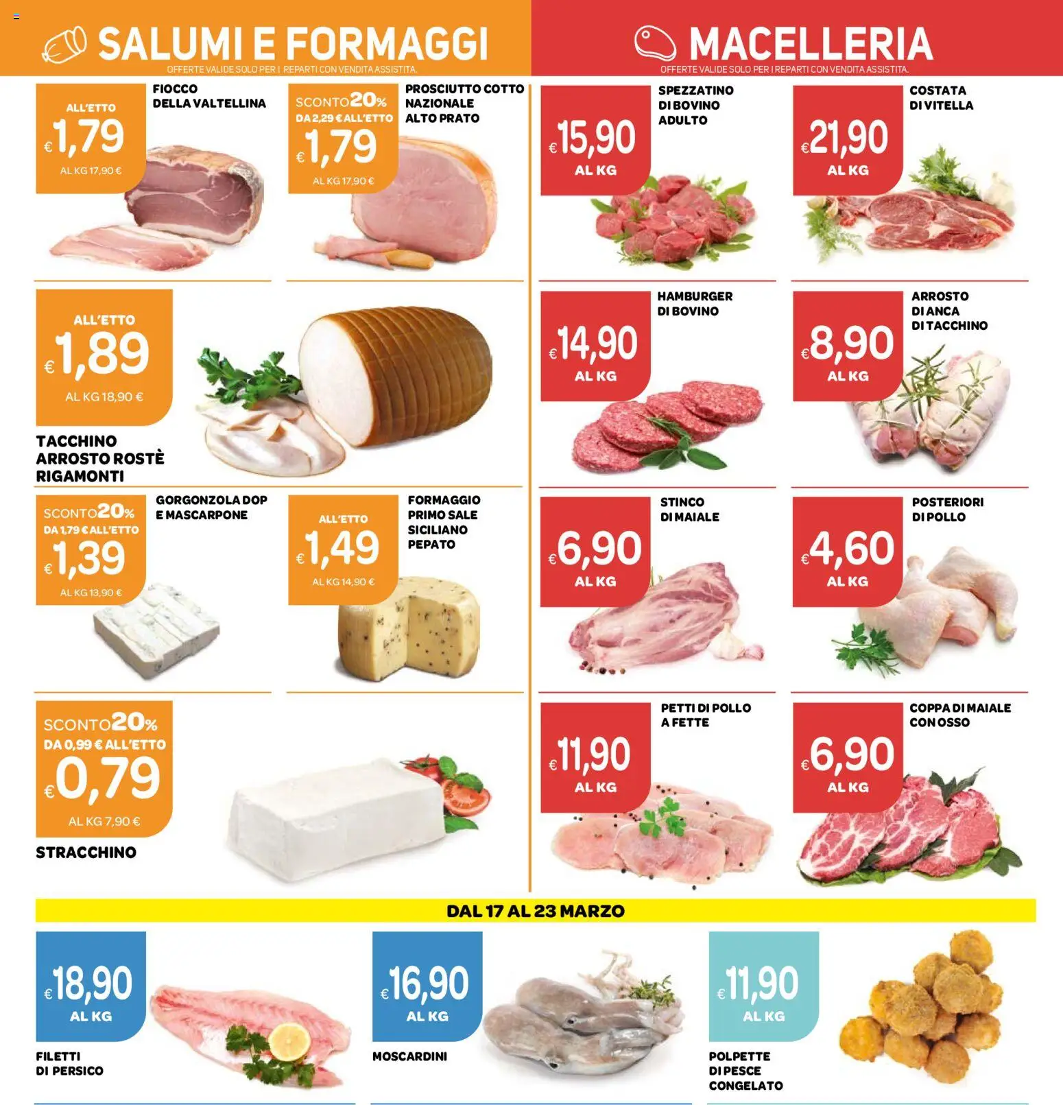 Volantino Ekom del 10.03.2026 | Pagina: 7 | Prodotti: Arrosto, Maiale, Tacchino, Polpette