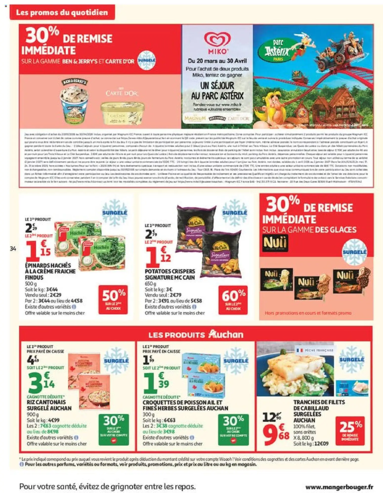 {H1} | Page: 36 | Produits: Glaces, Ail, Poisson, Crème fraiche