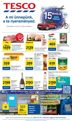 Tesco Szupermarket - Akciós újság  - amely érvényes a következő dátumtól: 04.09.2025