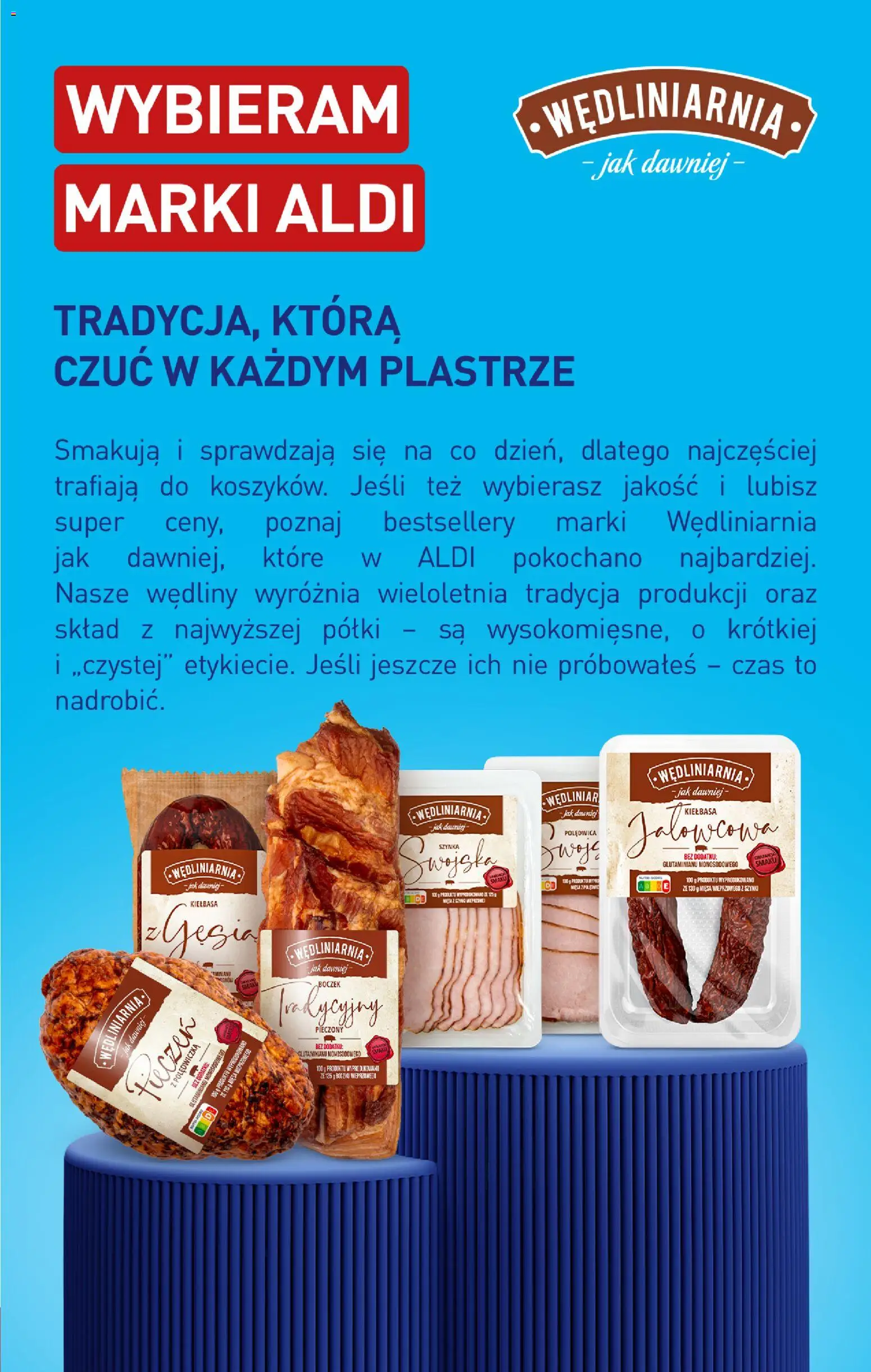 Aldi gazetka od 30.03.2026 | Strona: 10 | Produkty: Kiełbasa, Szynka, Wędliny