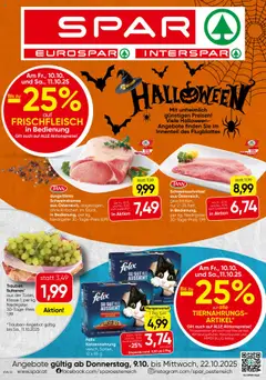 Spar Flugblatt - Niederösterreich ab 09.10.2025 gültig