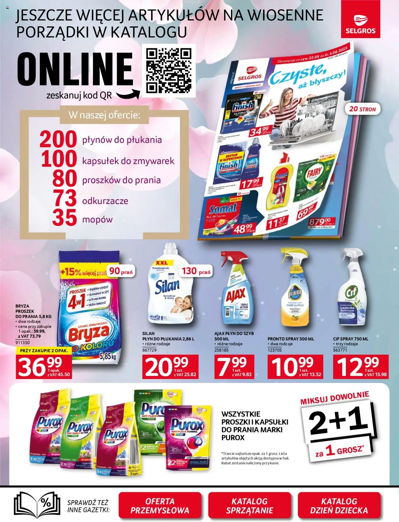Selgros cash&carry Gazetka od 22.05.2025 | Strona: 33 | Produkty: Cleaner, Fairy, Finish, Proszek do prania