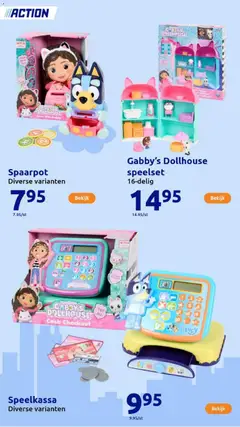 Action - Presents  - Voorbeeld van een folder van Action, geldig van 05.11.2025 | Pagina: 134 | Producten: Spaarpot